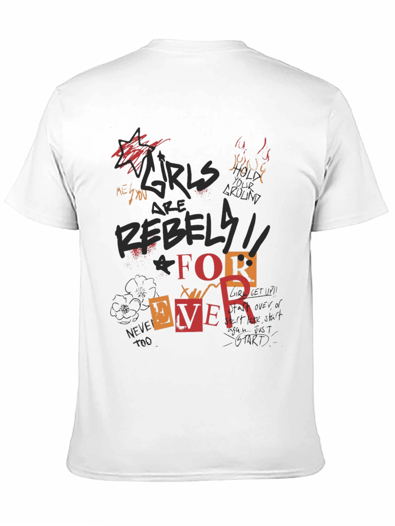 Black Rebel Girls Graphic Tee view 11