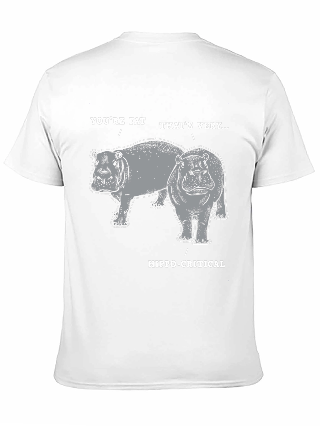 Black Hippo-Critical Graphic Tee view 11