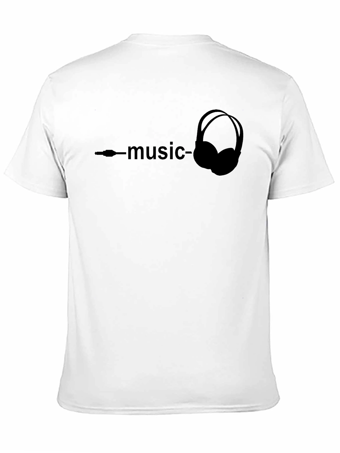 Black Music Headphone Graphic Tee - Stylish Unisex T-Shirt view 11