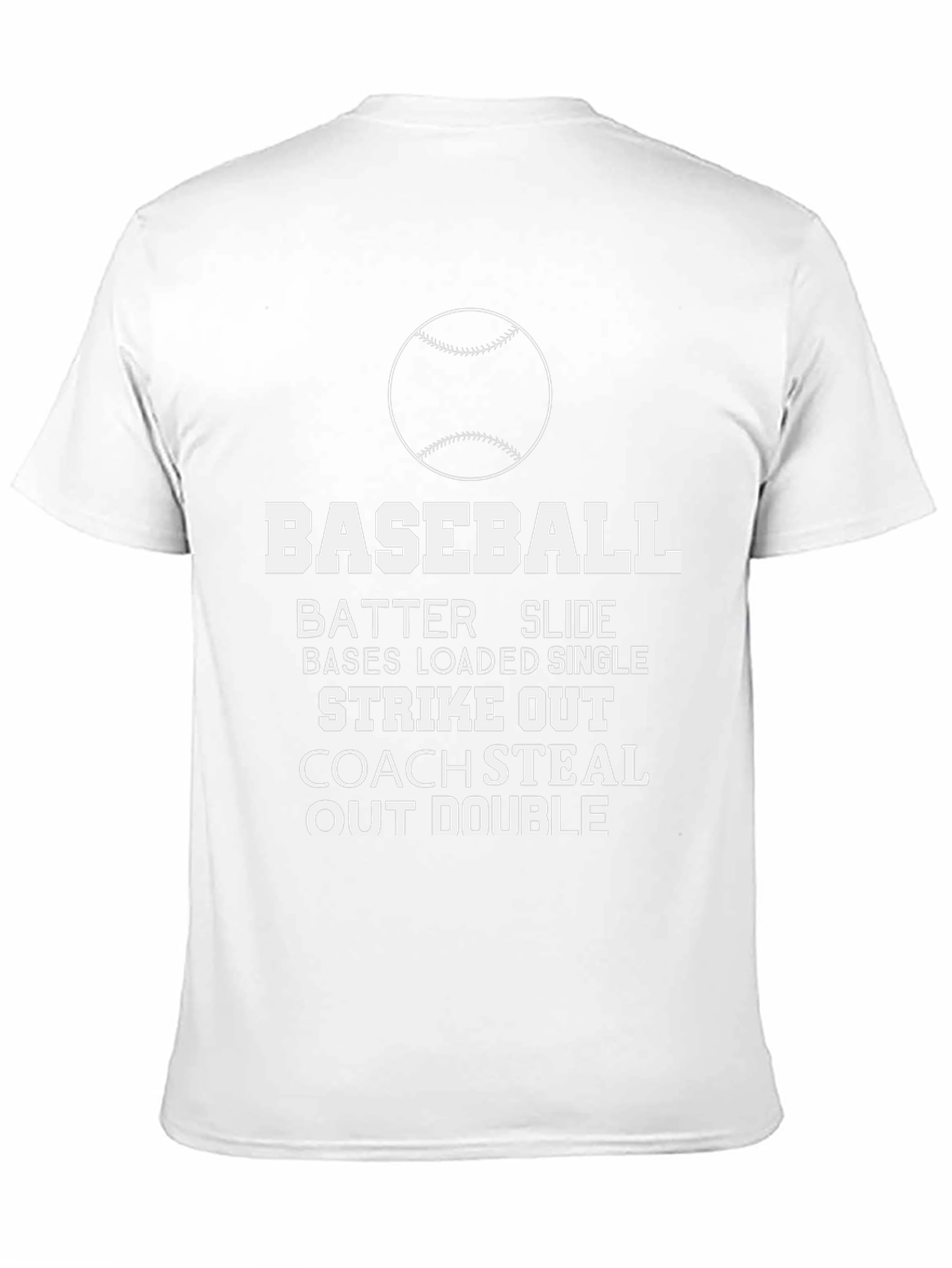 Black Baseball Graphic T-Shirt - Batter Up! view 11