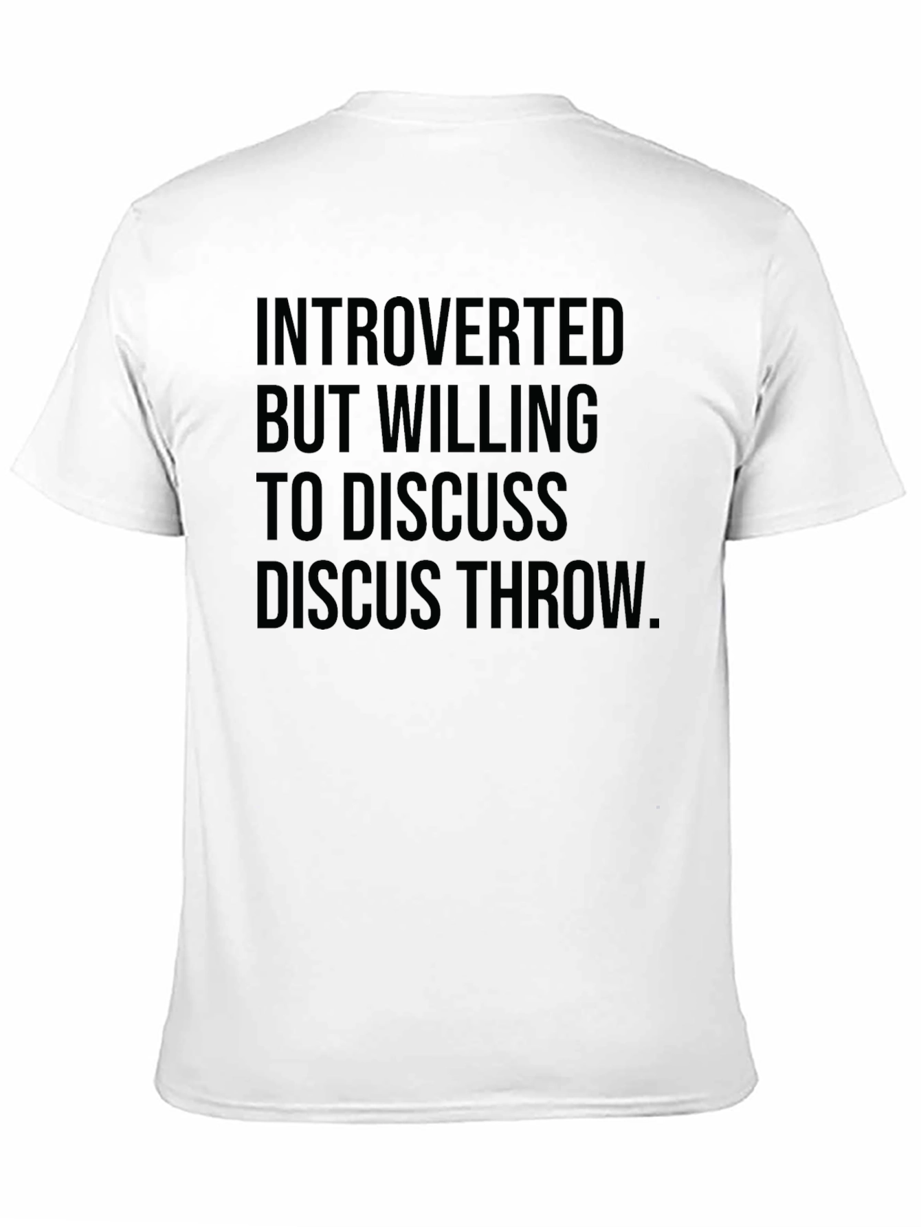 Black Introverted Discus Throw Tee - Black view 11