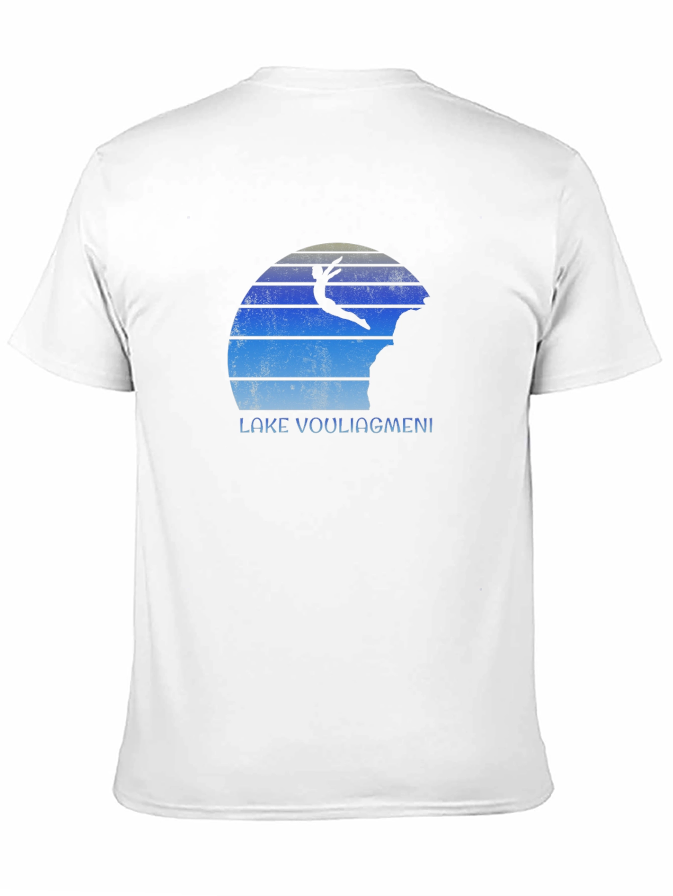 Black Lake Vouliagmeni Diver Black T-Shirt view 11