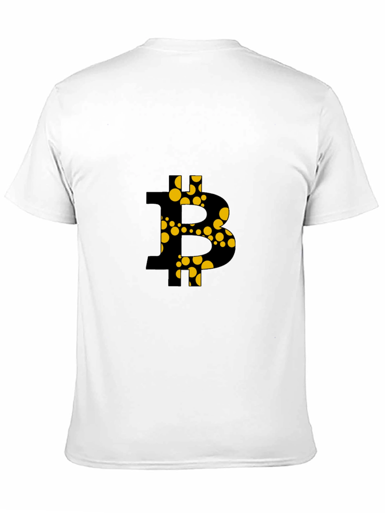 Black Bitcoin Graphic Tee - Black Crypto T-Shirt view 11