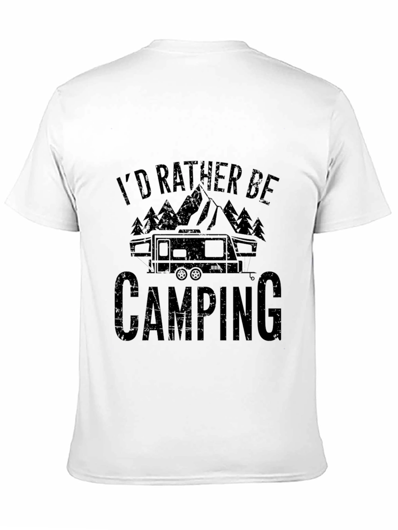I'd Rather Be Camping Graphic T-Shirt - 11