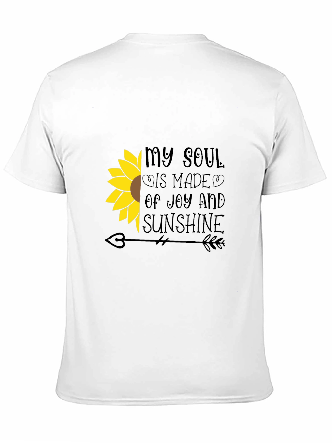 Black Sunflower Soul T-Shirt - Joy and Sunshine Tee view 11