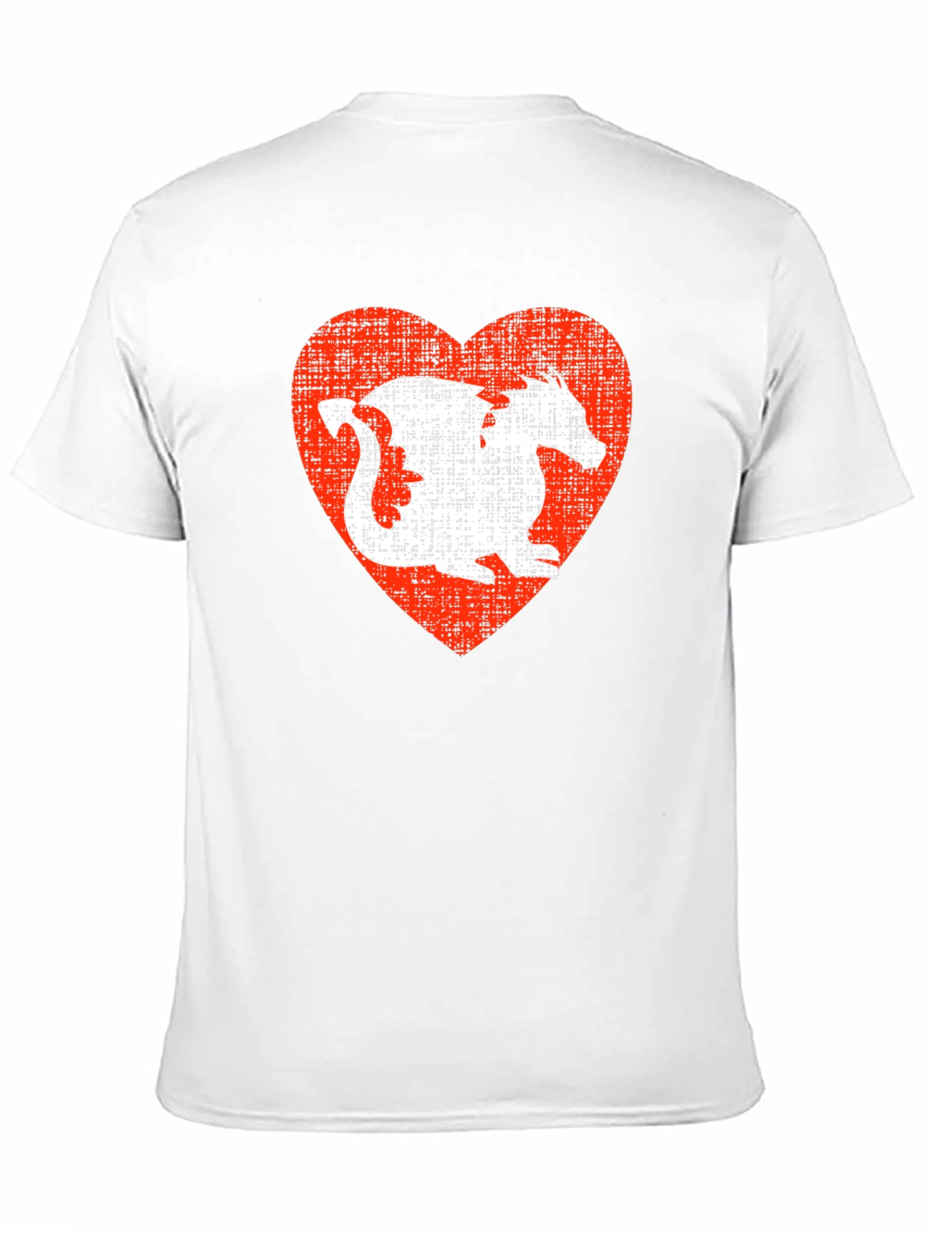 Black Dragon Heart Graphic Tee - Black Casual T-Shirt view 11