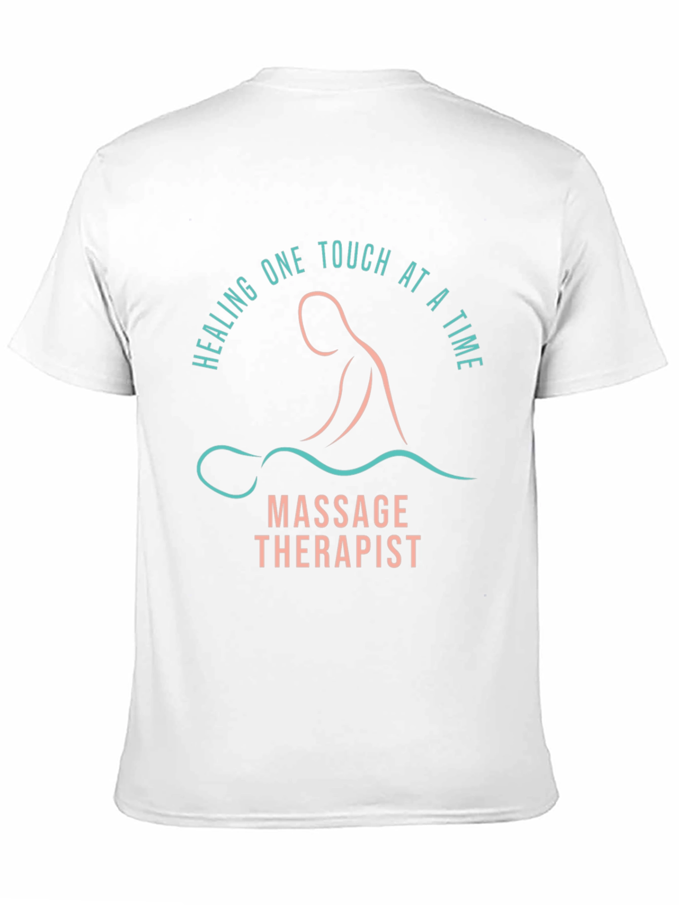 Black Massage Therapist Graphic T-Shirt view 11