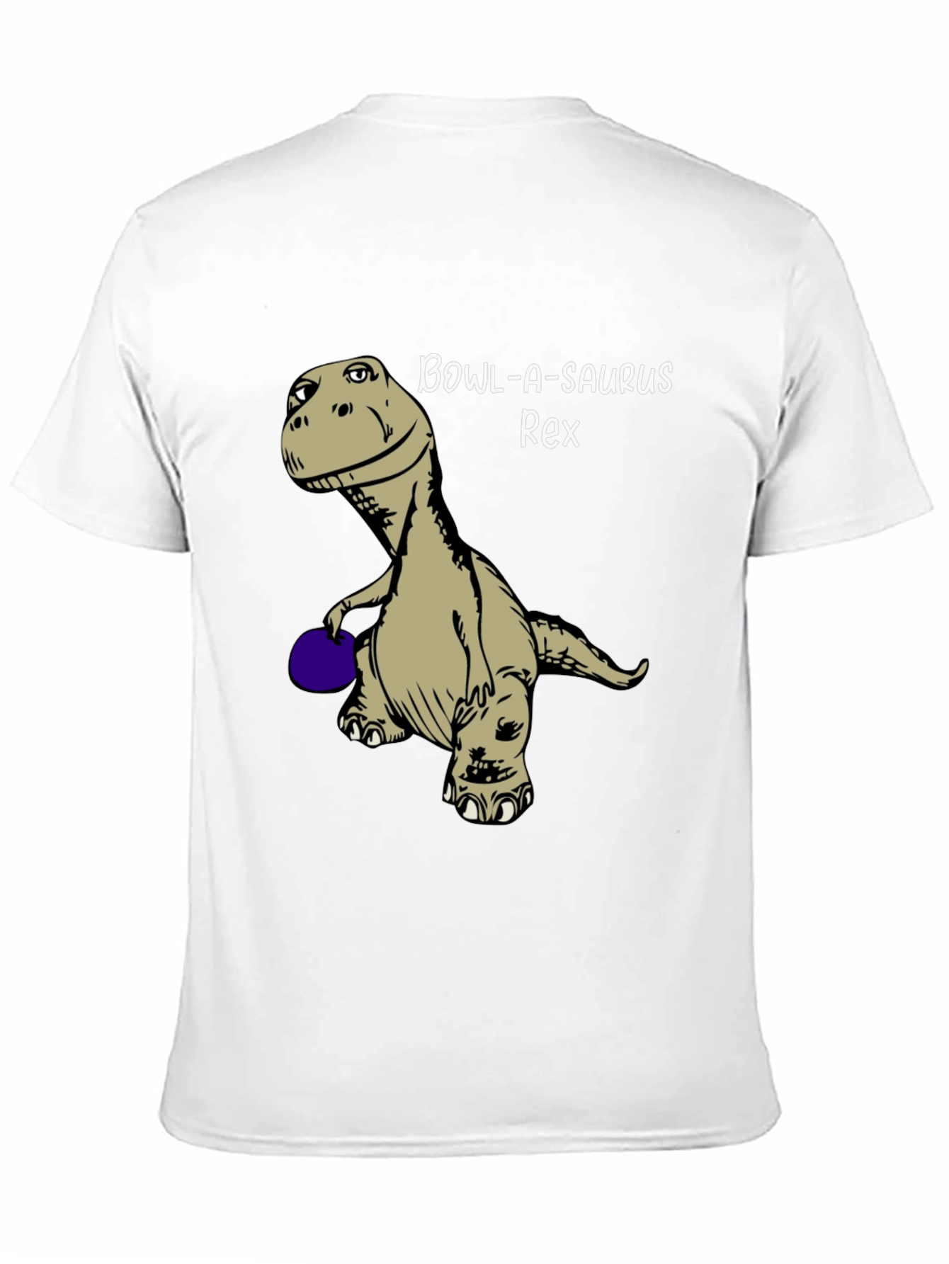 Black Bowl-A-Saurus Rex Graphic Tee view 11