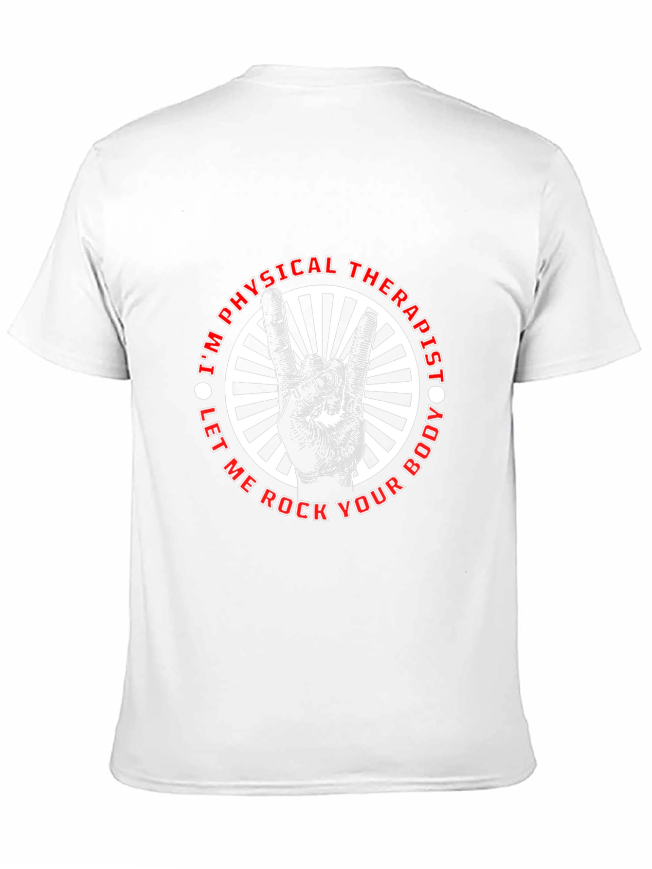 Black Physical Therapist Rock Your Body T-Shirt view 11