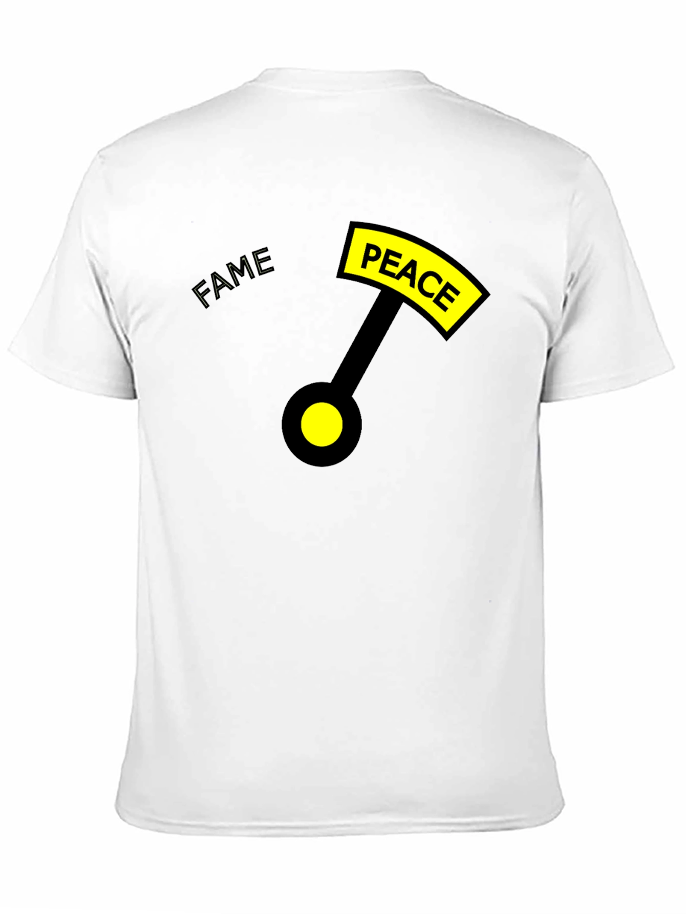 Peace Over Fame T-Shirt - Black Graphic Tee - 11