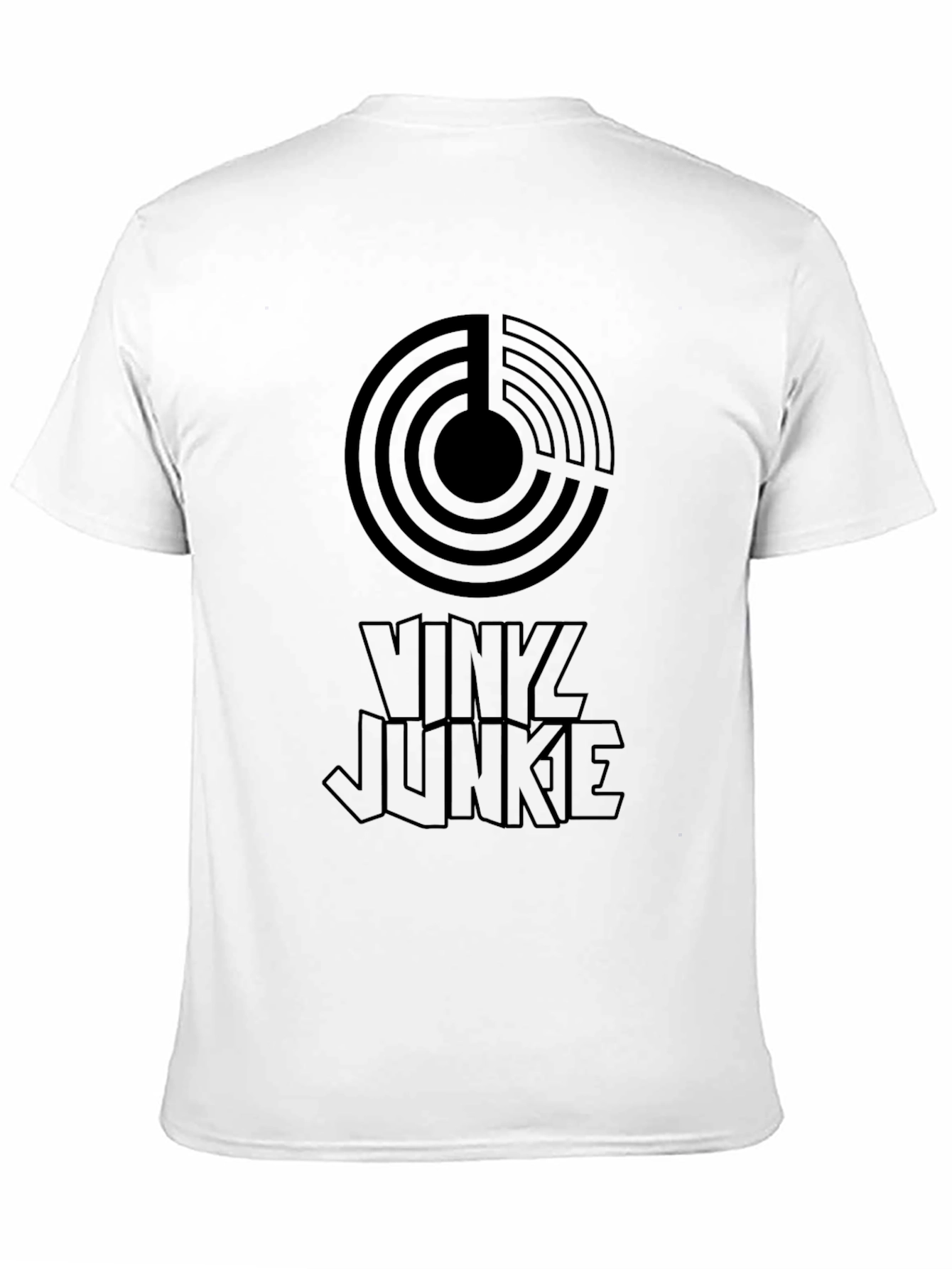 Black Vinyl Junkie Black Graphic Tee view 11