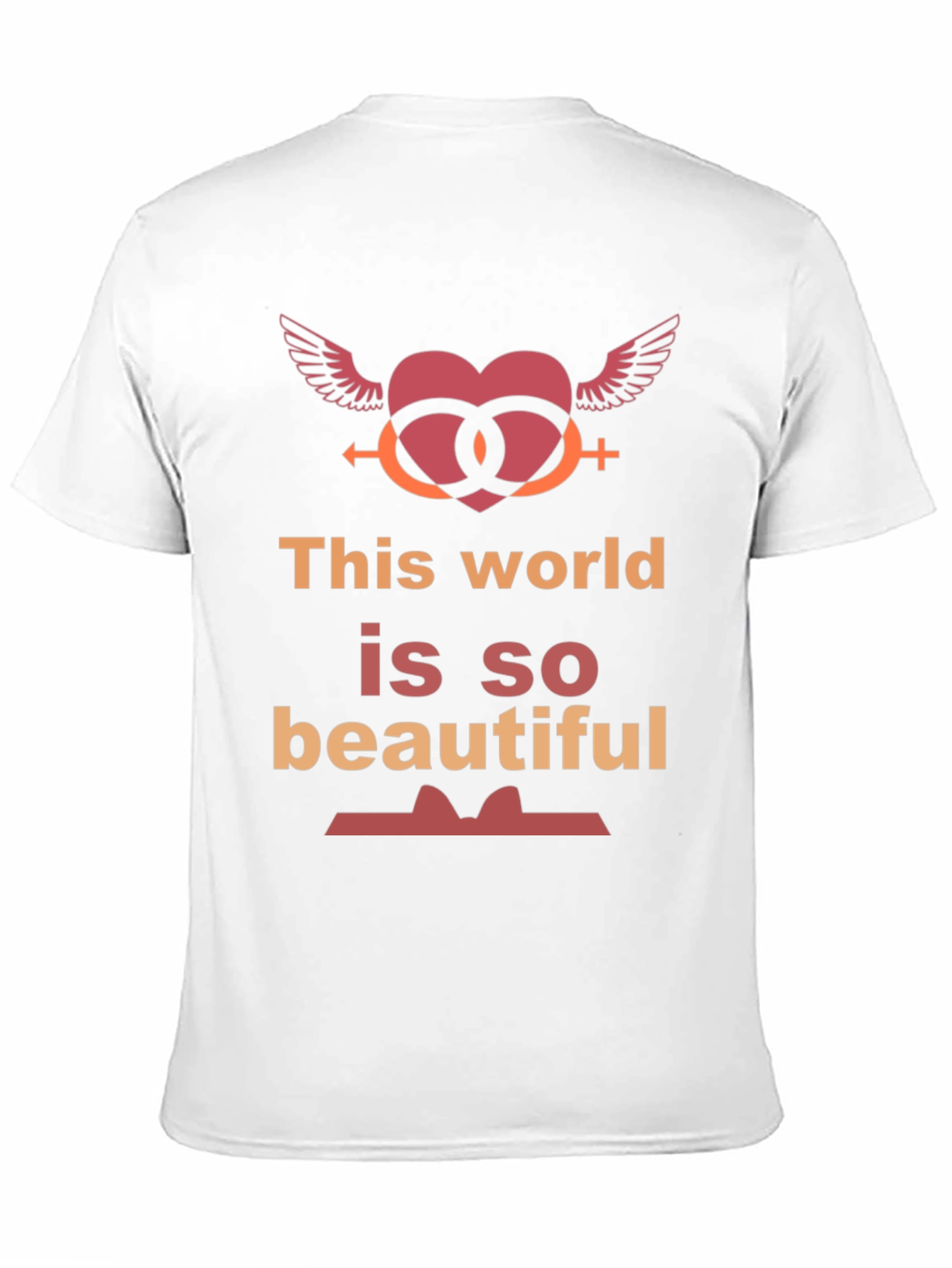 Black This World Is So Beautiful Graphic T-Shirt view 11