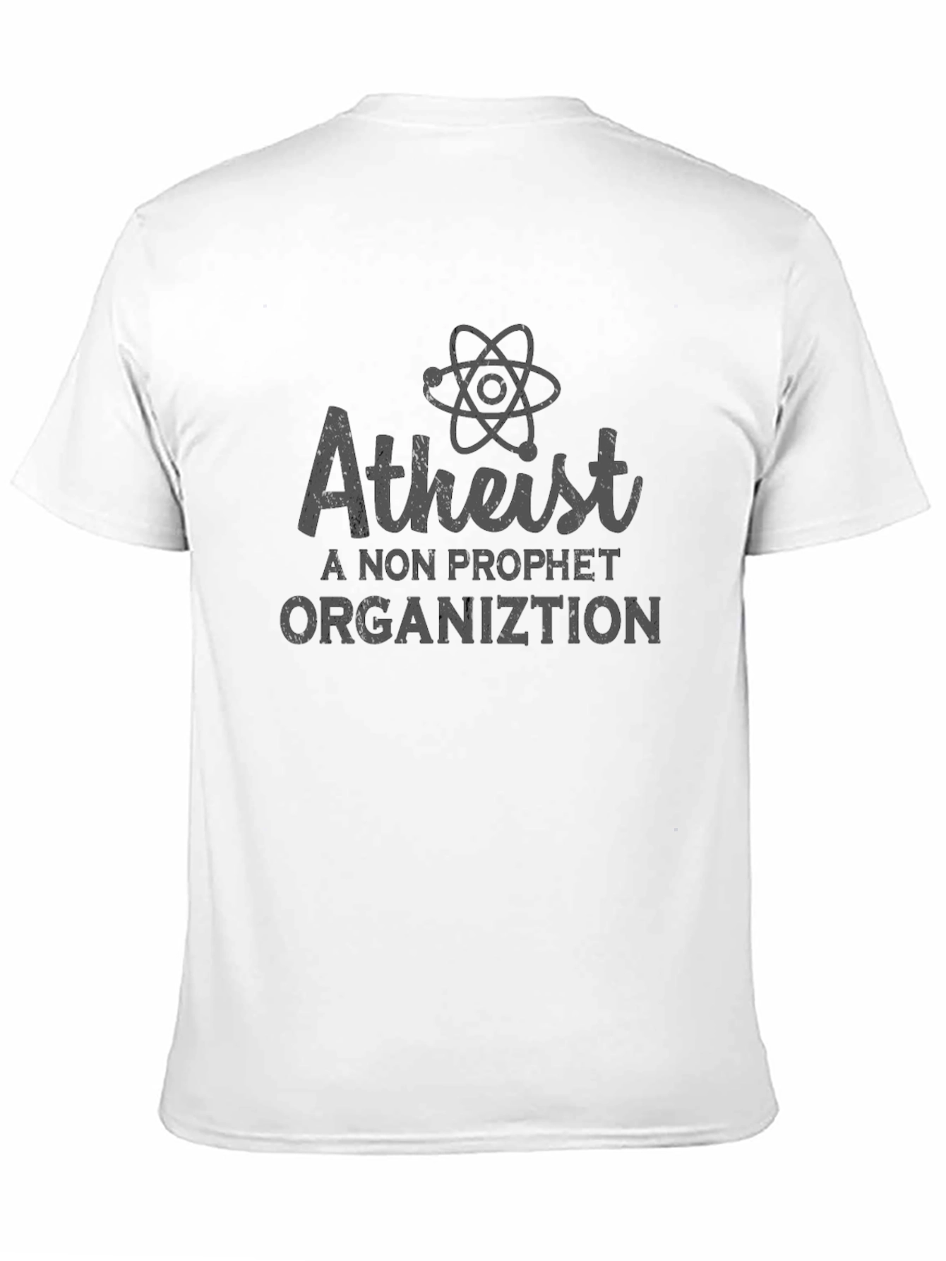 Black Atheist Non Profit Organization T-Shirt view 11