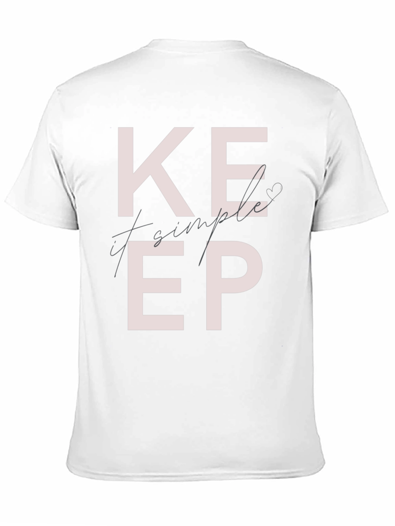 Black Keep It Simple Graphic T-Shirt view 11