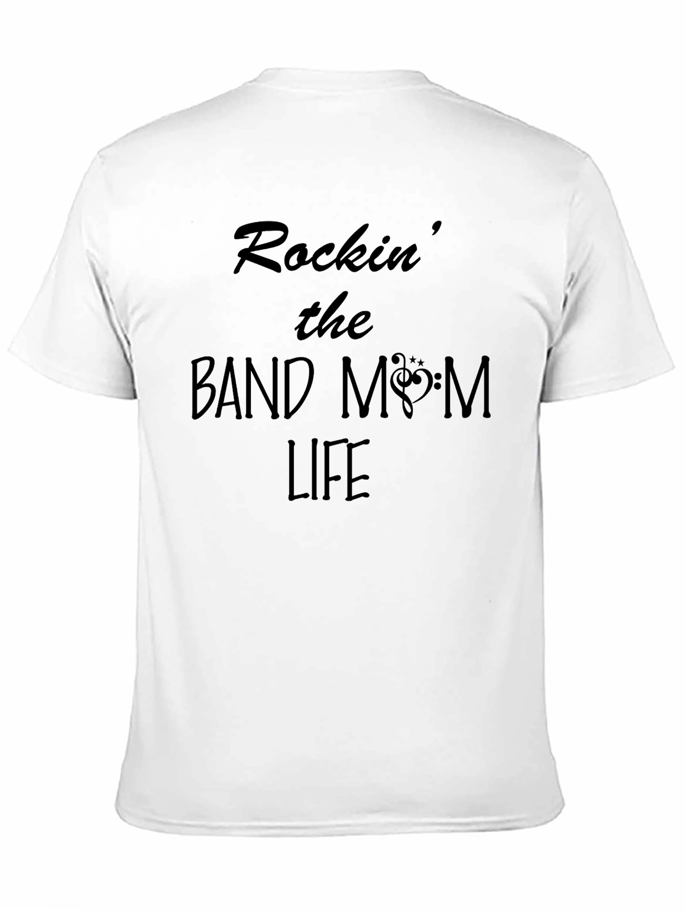 Black Rockin' Band Mom Life Black Tee view 11
