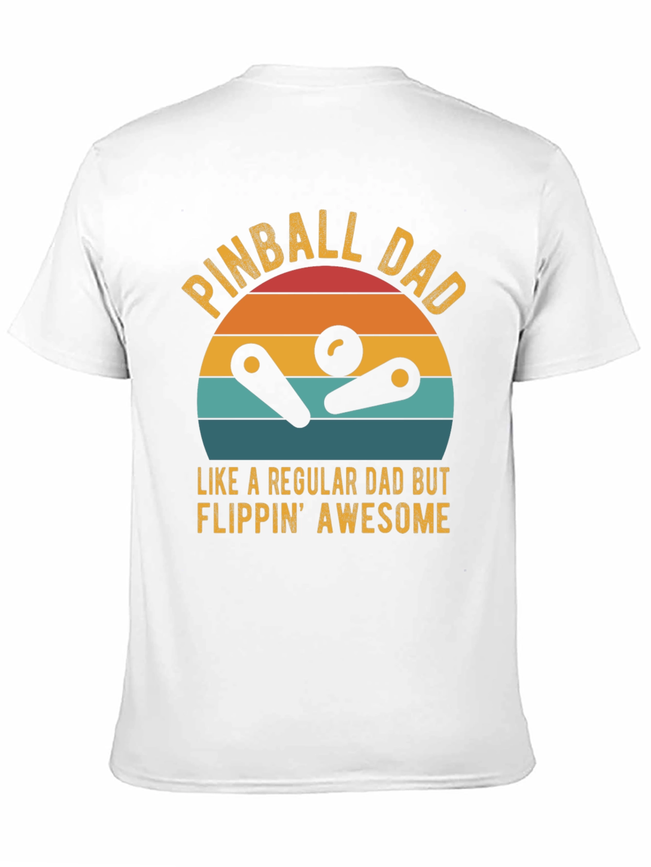 Black Pinball Dad Graphic T-Shirt - Flippin' Awesome Tee view 11