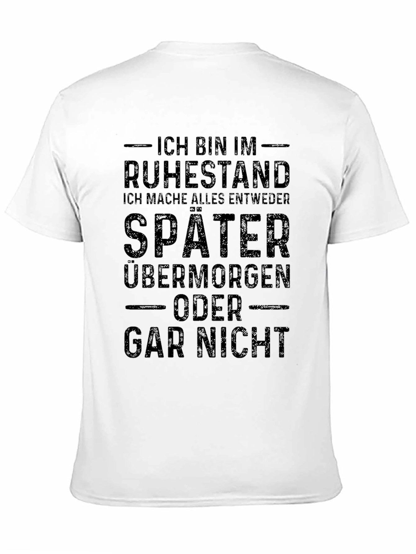 Black Funny Retirement T-Shirt - Ich Bin Im Ruhestand view 11