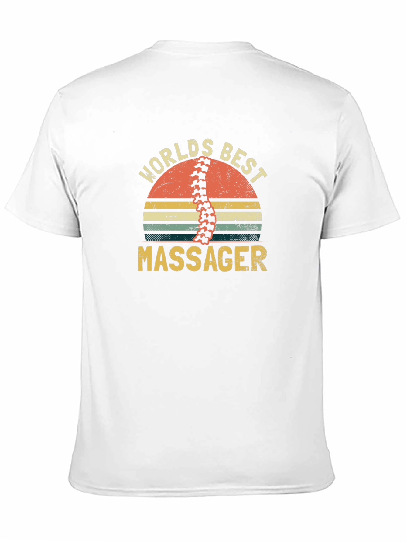 Black World's Best Massager Graphic T-Shirt view 11