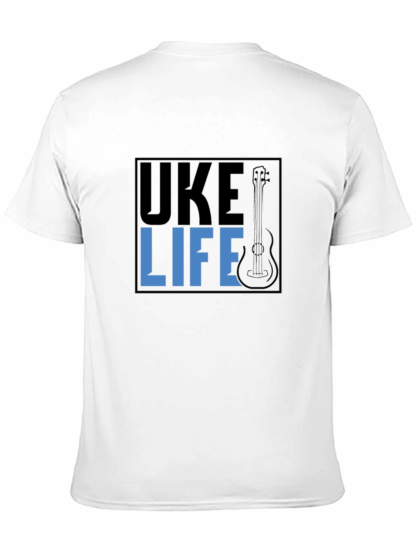 Black Uke Life Graphic T-Shirt - Ukulele Lover Tee view 11