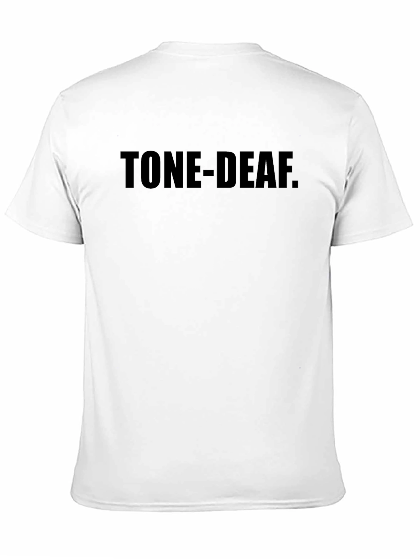 Black Tone-Deaf Black Graphic Tee - Casual Style view 11