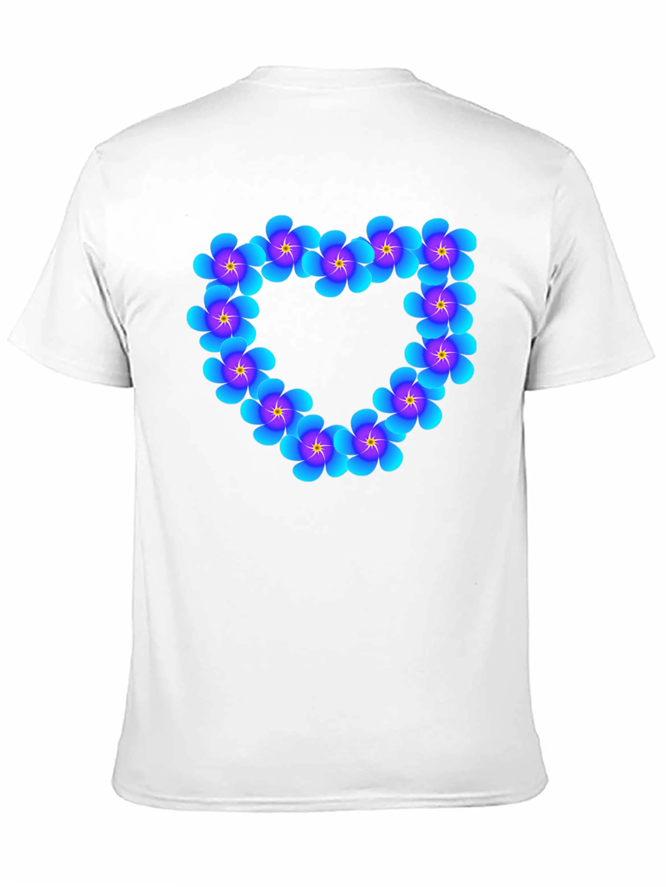 Black Floral Heart Graphic Black T-Shirt view 11