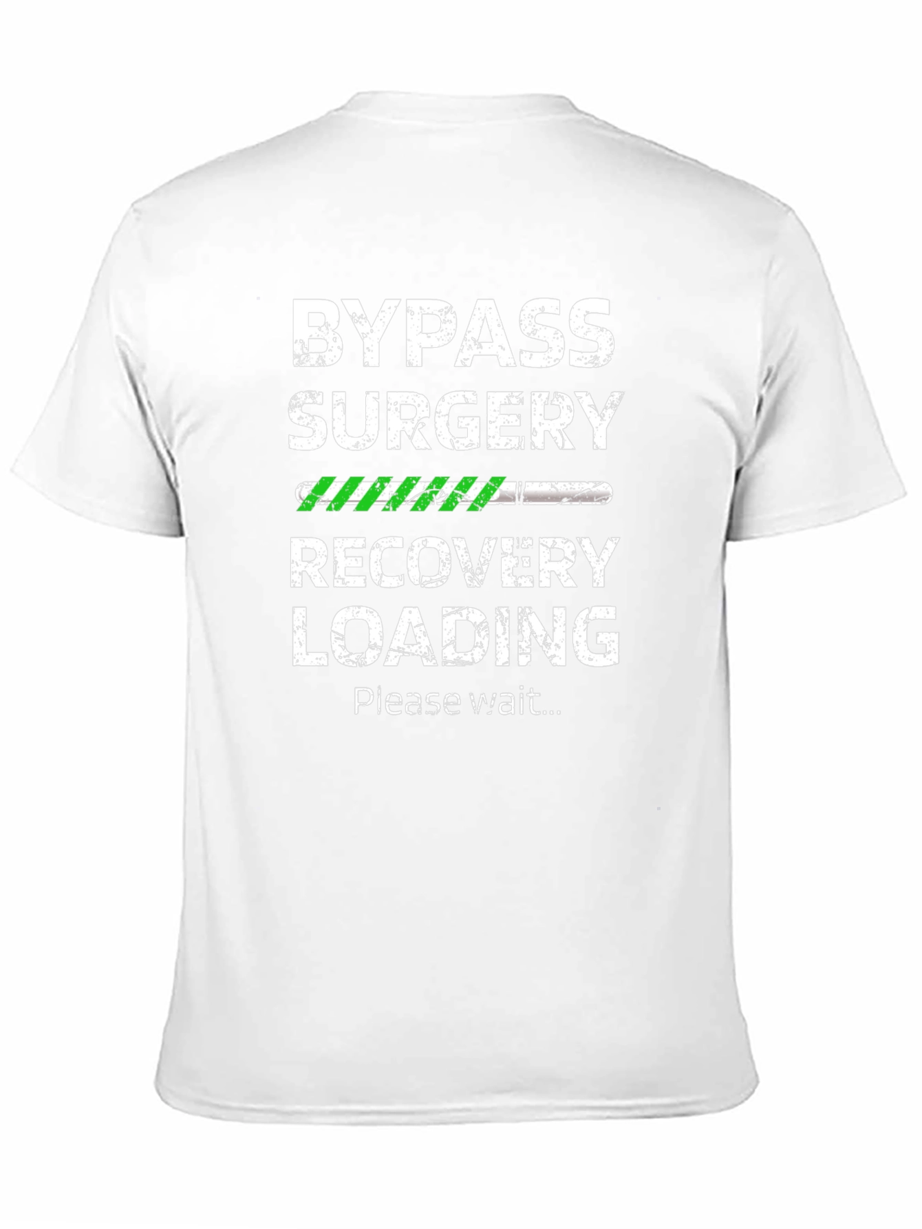Black Bypass Surgery Recovery Loading Graphic T-Shirt view 11