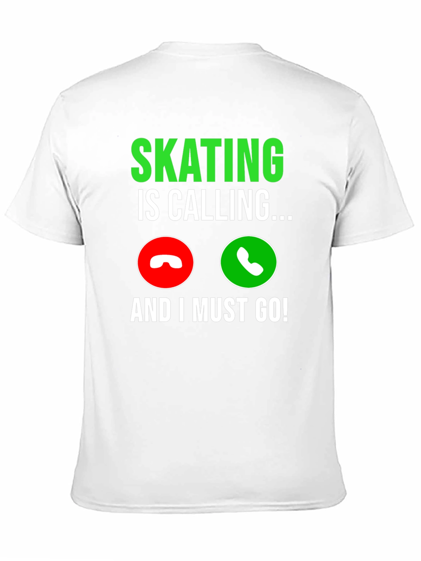 Skating Is Calling Black Graphic T-Shirt - 11