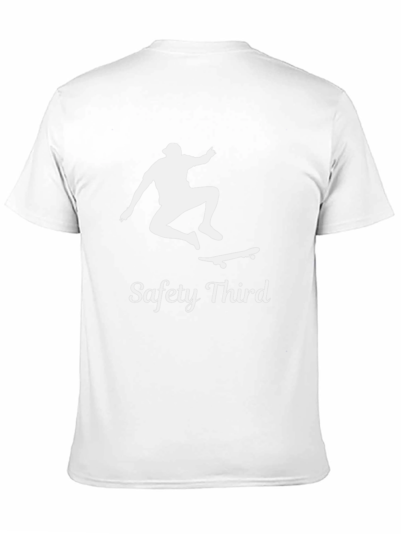 Black Safety Third Skateboard Graphic T-Shirt view 11