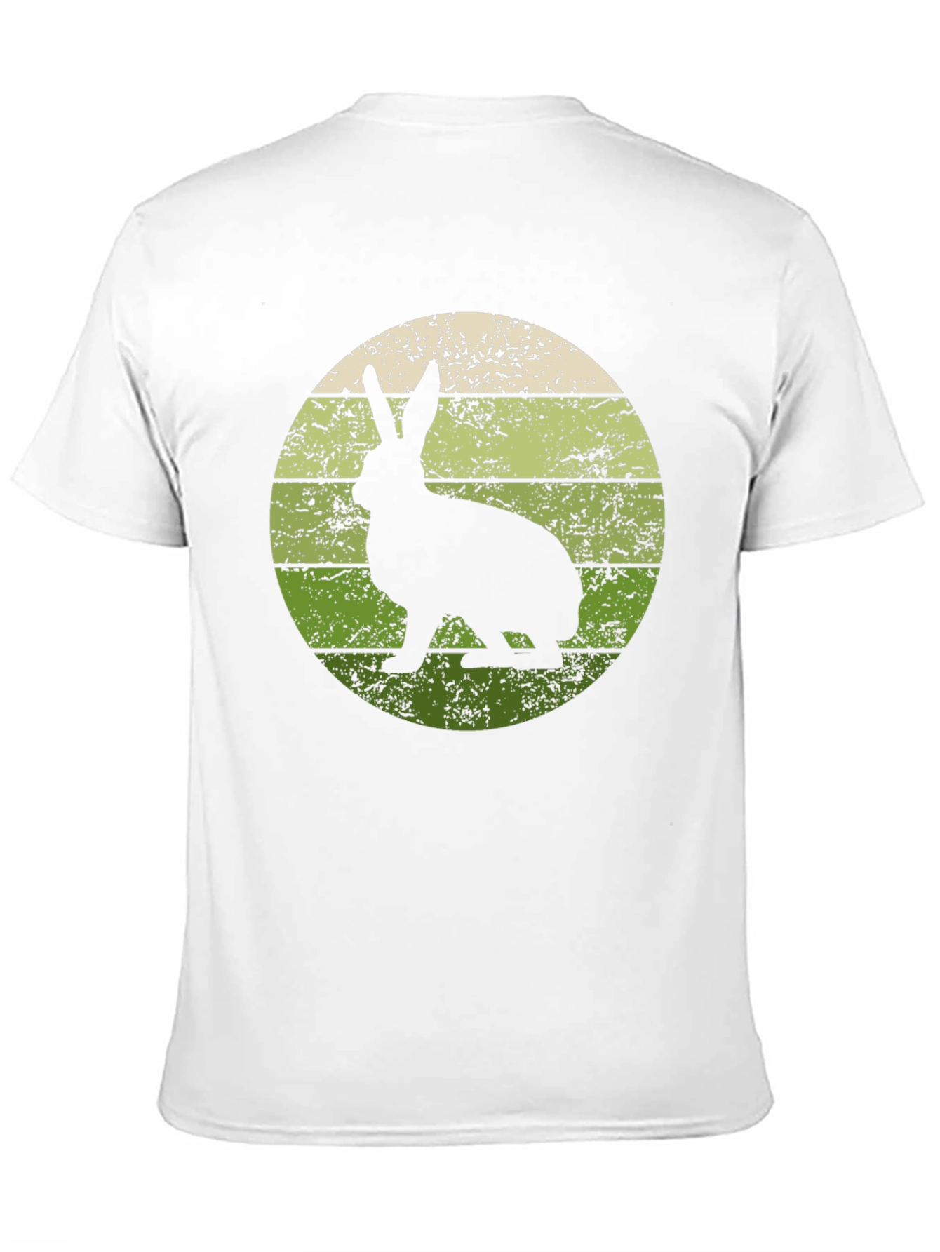 Black Retro Rabbit Graphic Tee - Vintage Style view 11