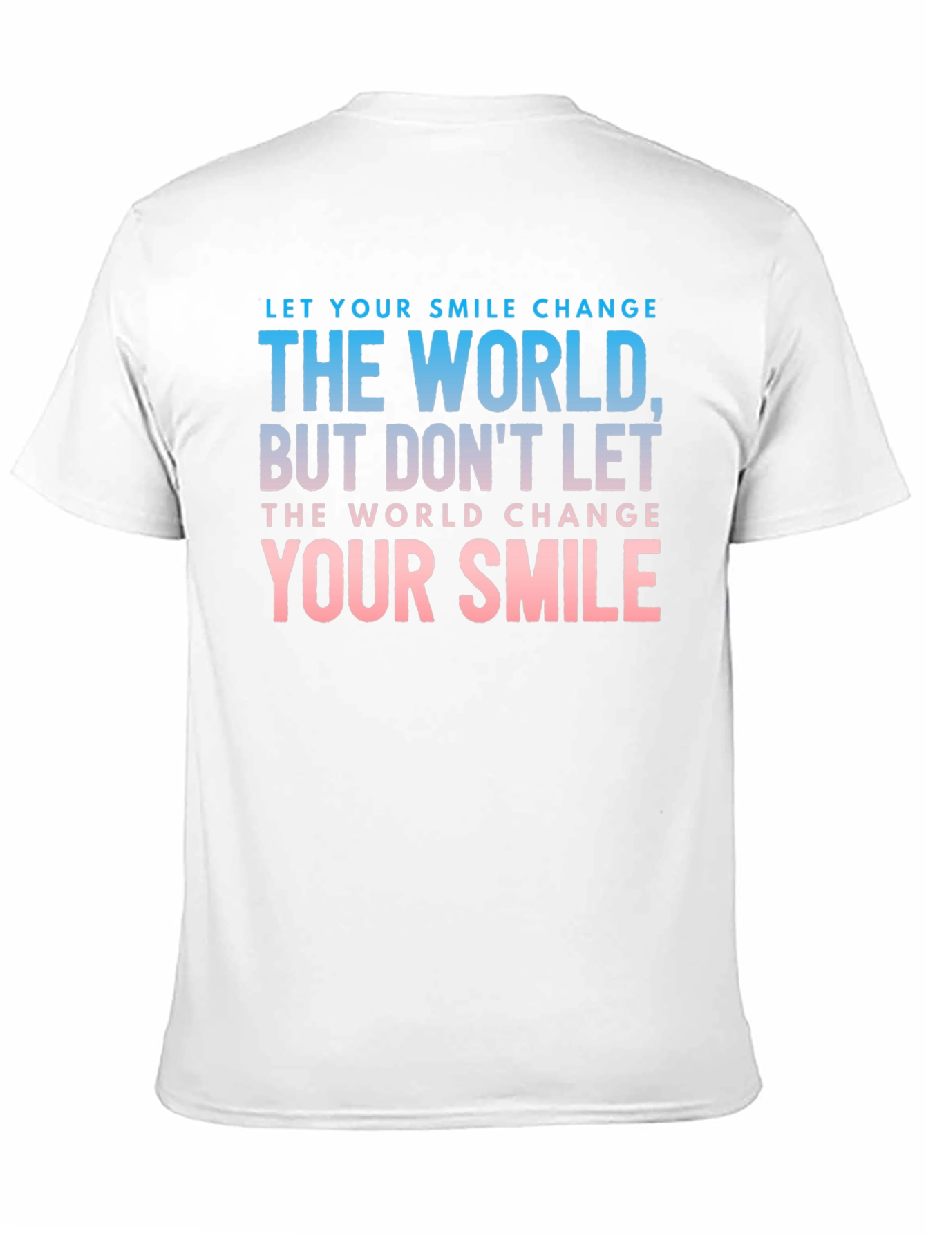 Black Smile Change The World Graphic T-Shirt view 11