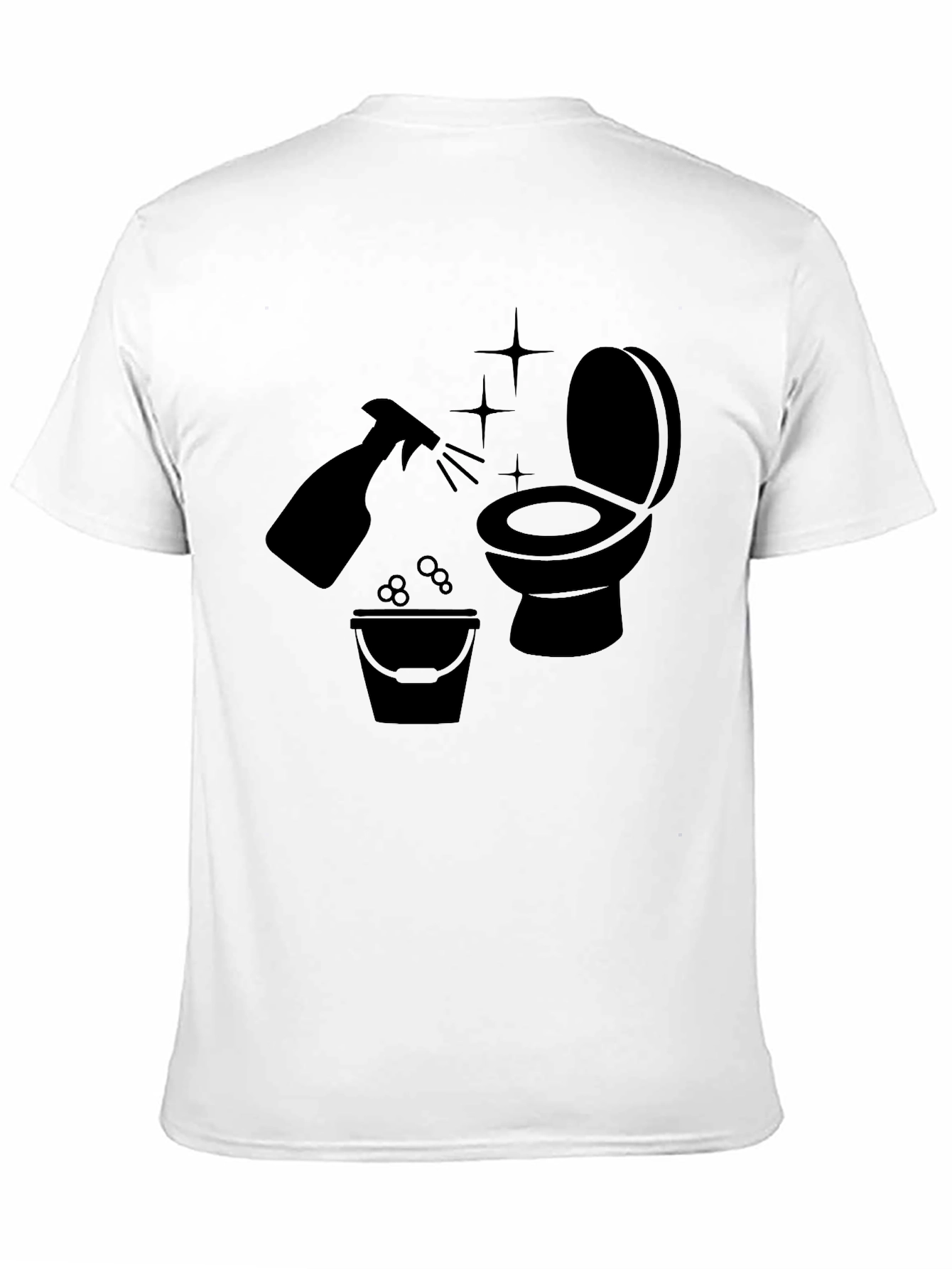 Black Cleaning Crew T-Shirt - Funny Janitor Gift view 11