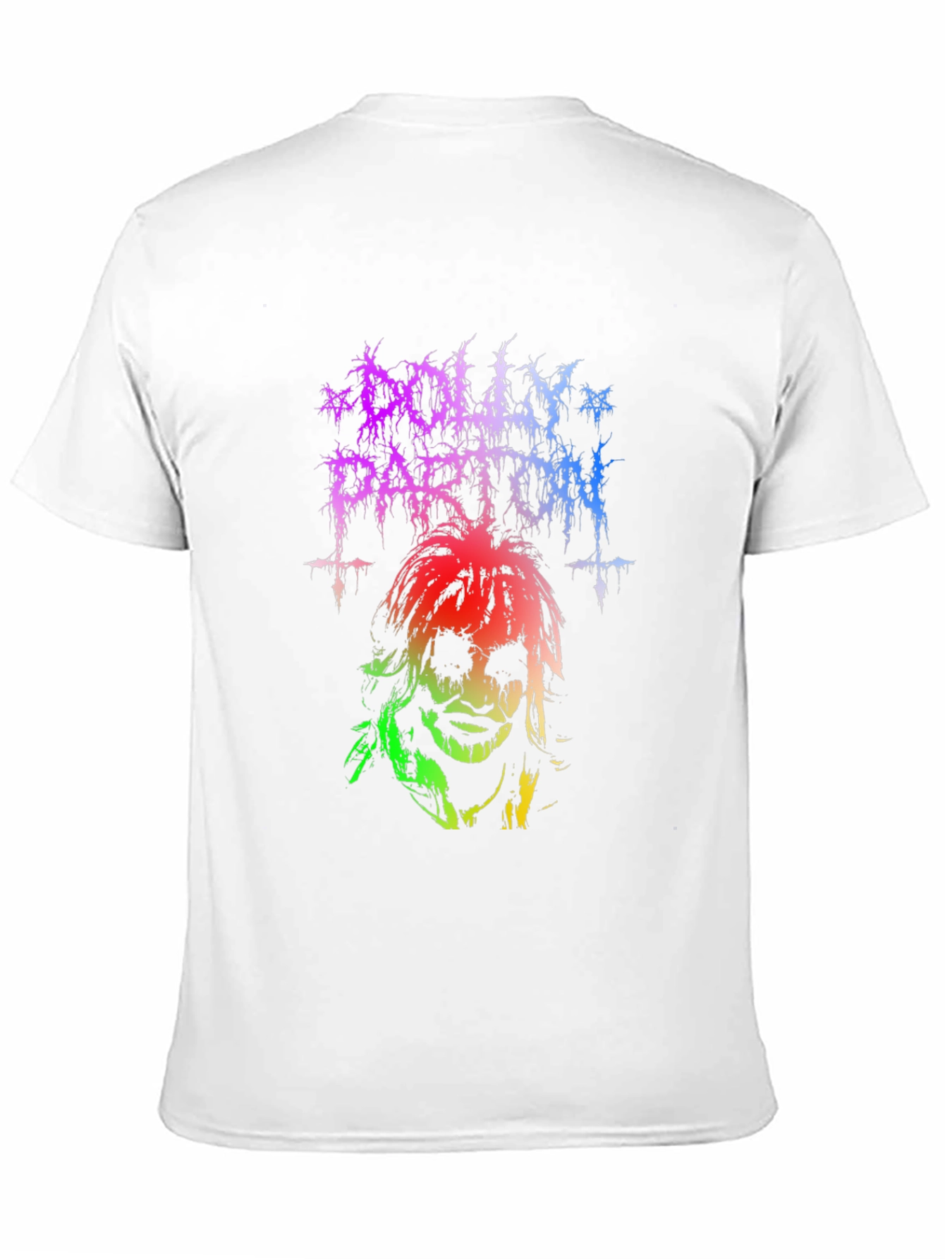 Black Dolly Parton Heavy Metal T-Shirt - Unisex view 11