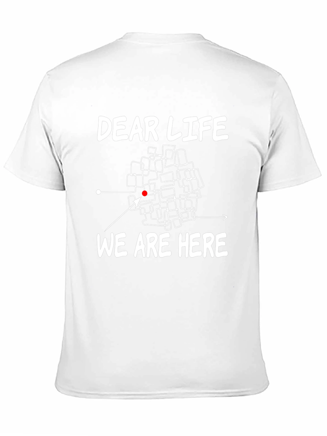 Black Dear Life We Are Here Black T-Shirt view 11
