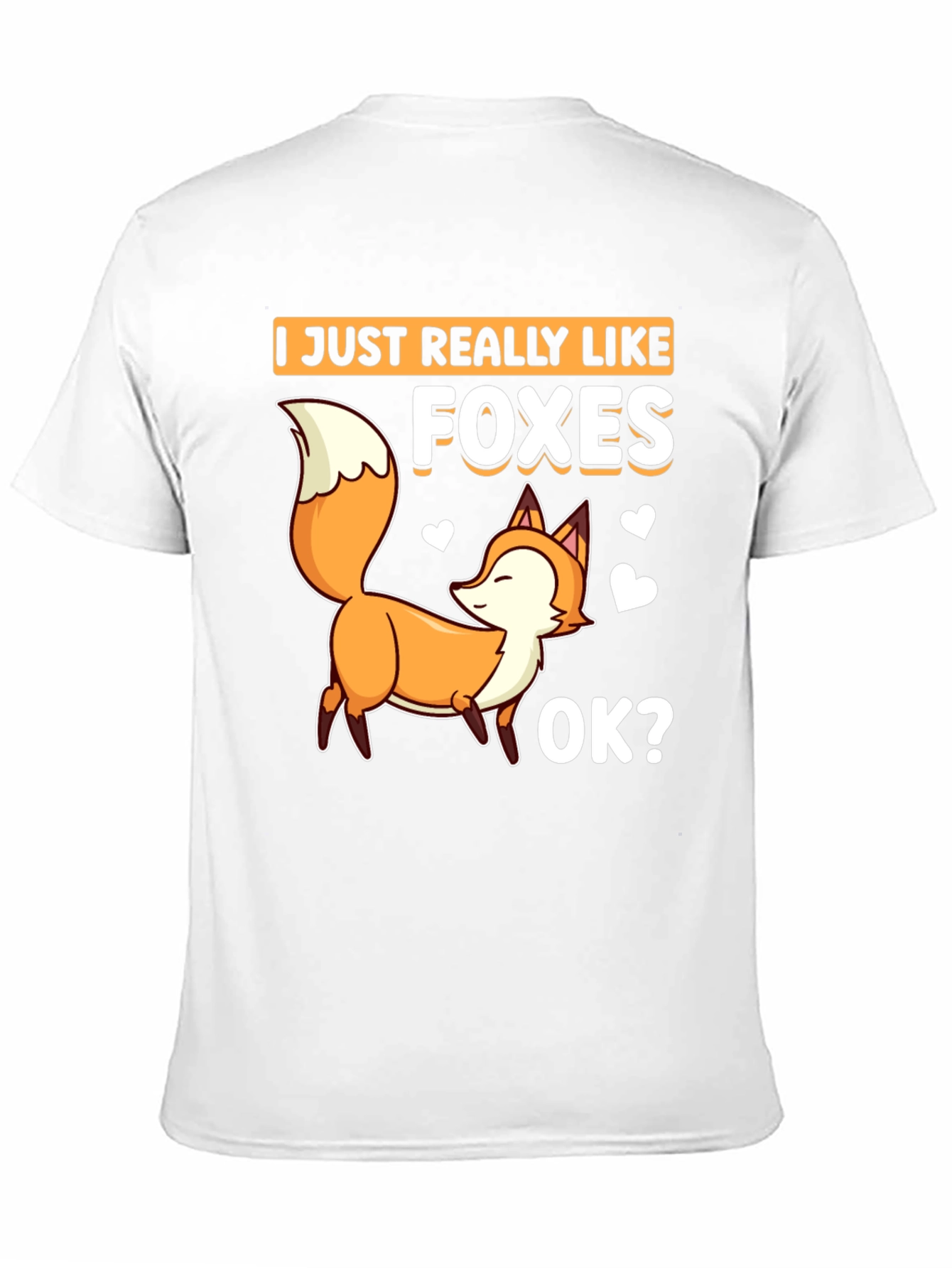 Black I Just Really Like Foxes T-Shirt view 11