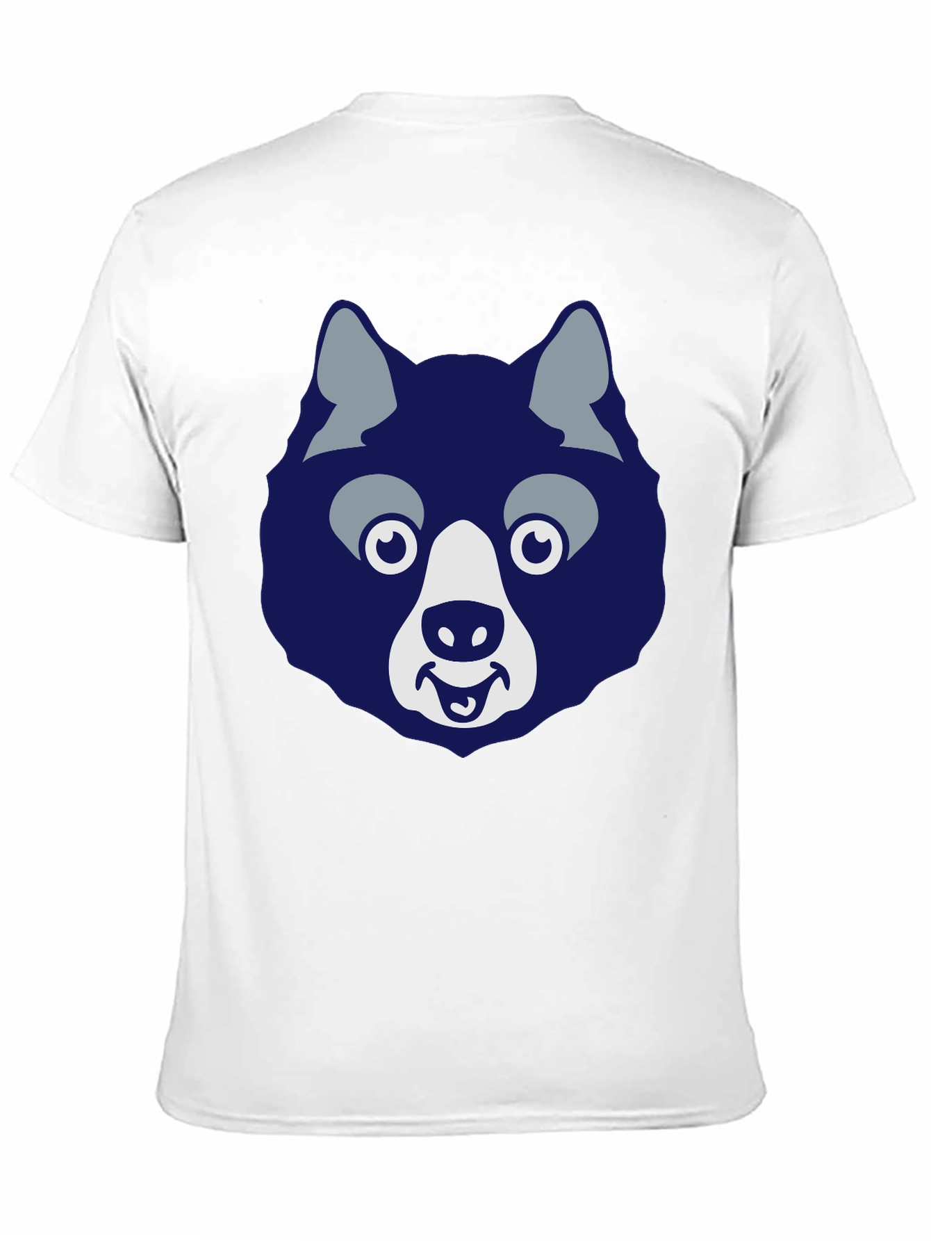 Black Funny Husky Graphic Tee - Men's Black T-Shirt view 11