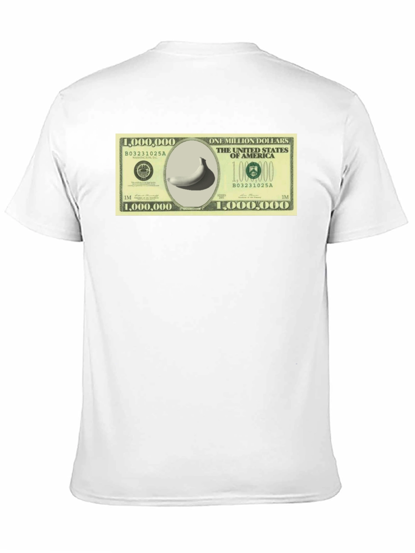 Black Million Dollar Banana T-Shirt - Funny Novelty Tee view 11