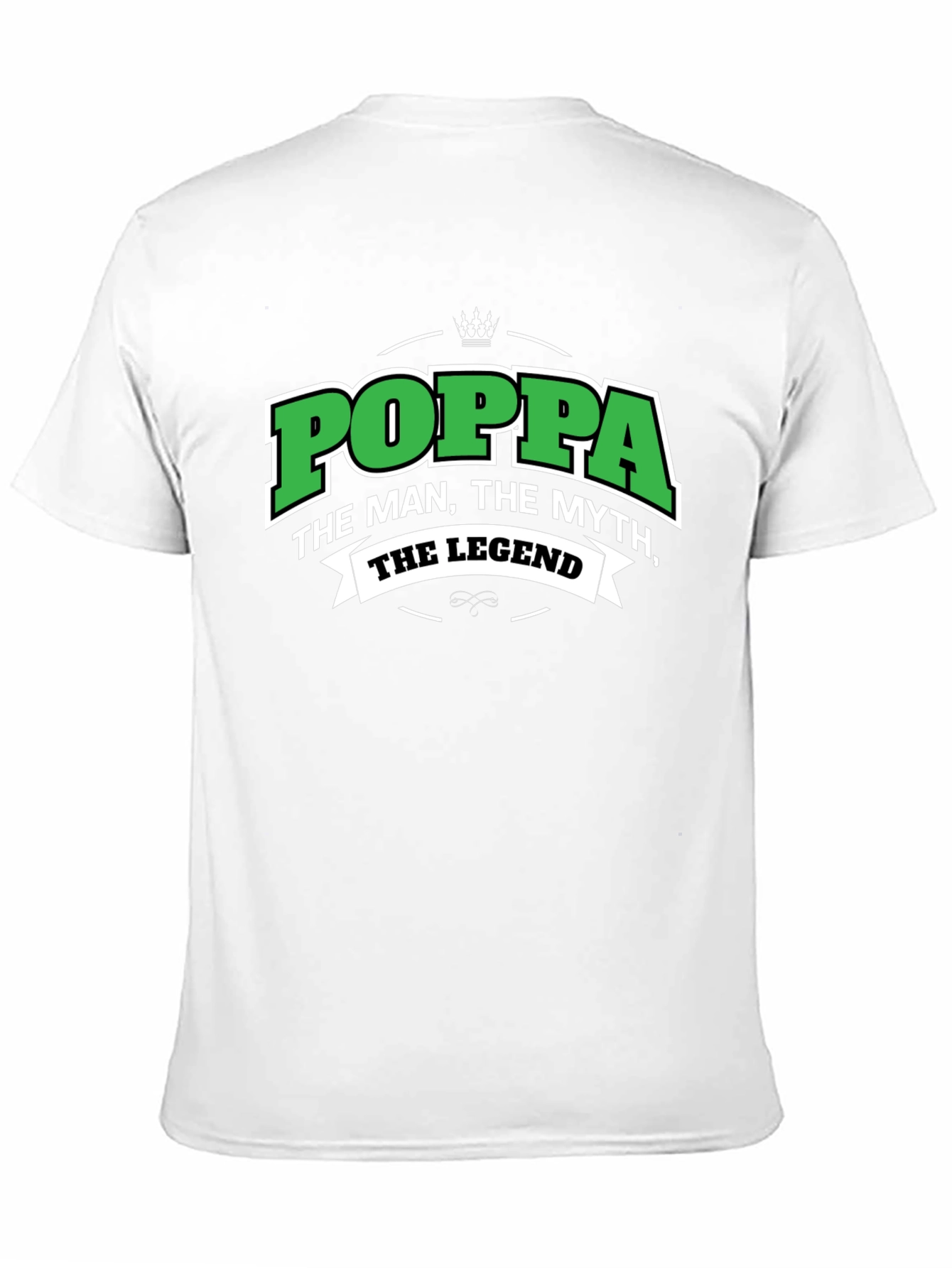 Black Poppa The Man, The Myth, The Legend T-Shirt view 11