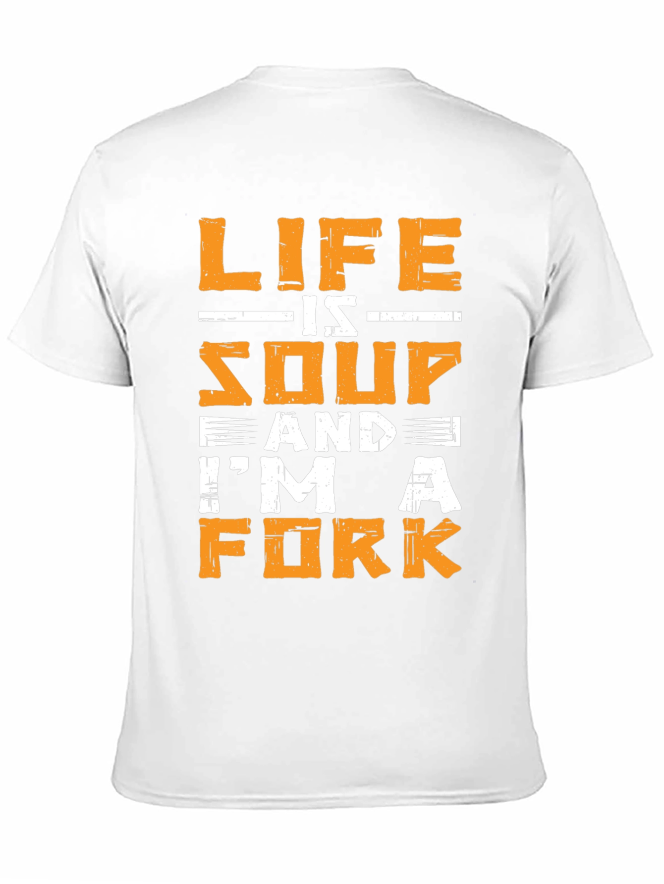 Black Life is Soup I'm a Fork Graphic T-Shirt view 11