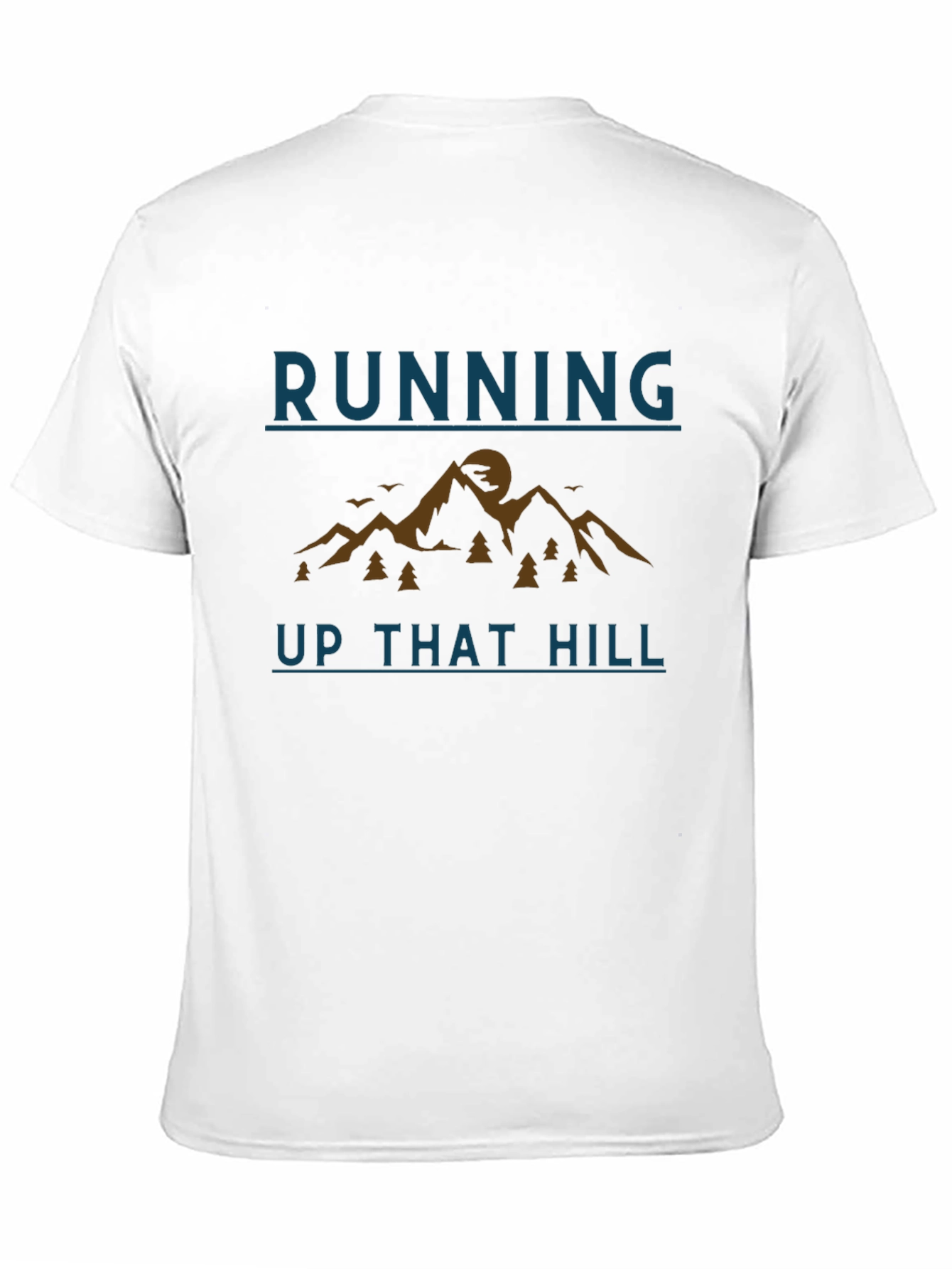 Black Running Up That Hill Black Graphic Tee view 11