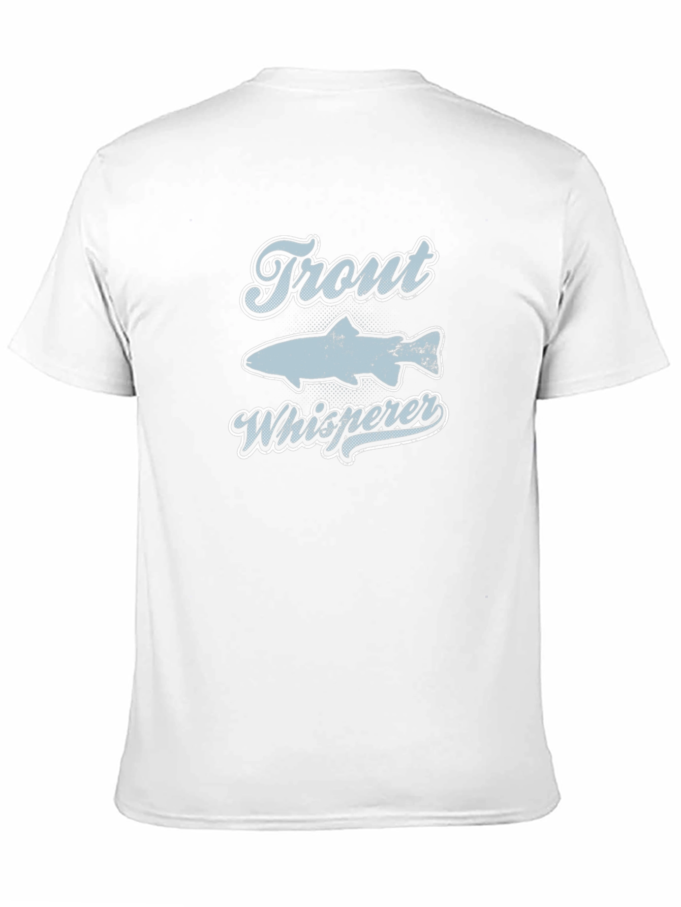 Black Trout Whisperer Graphic Tee - Fishing Lover's Shirt view 11