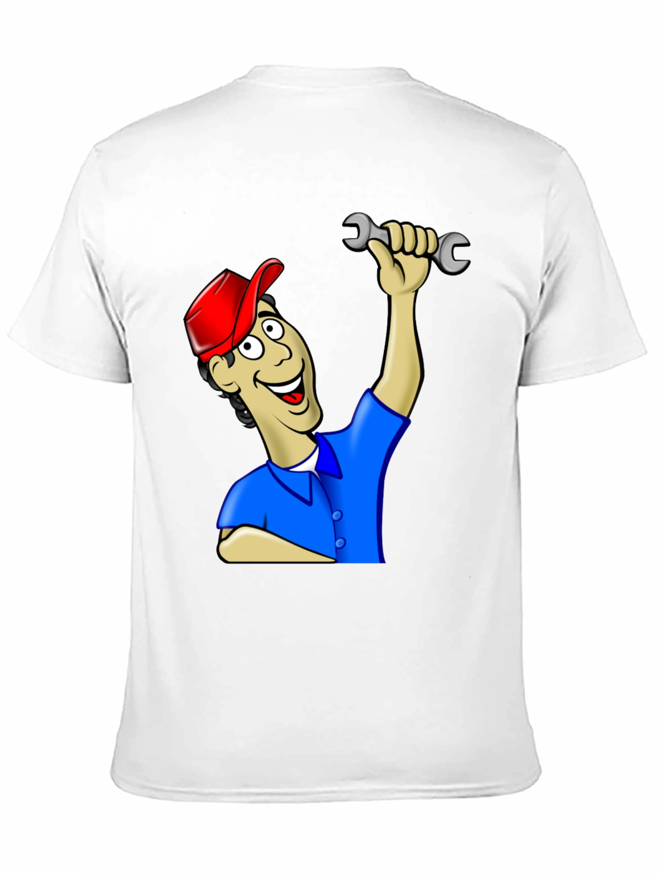 Cartoon Mechanic T-Shirt - 11