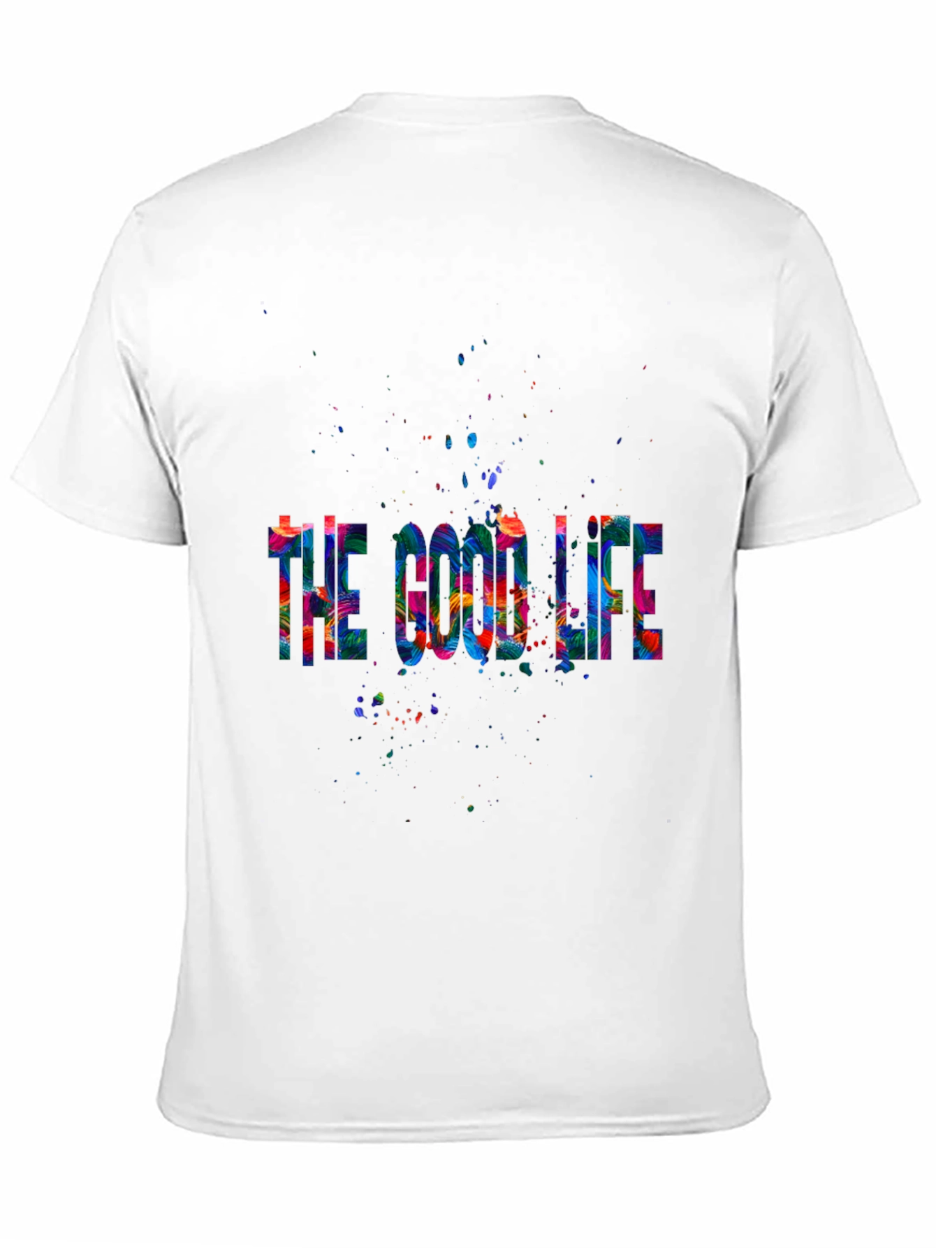 Black The Good Life Graphic Tee - Stylish Artistic Design view 11