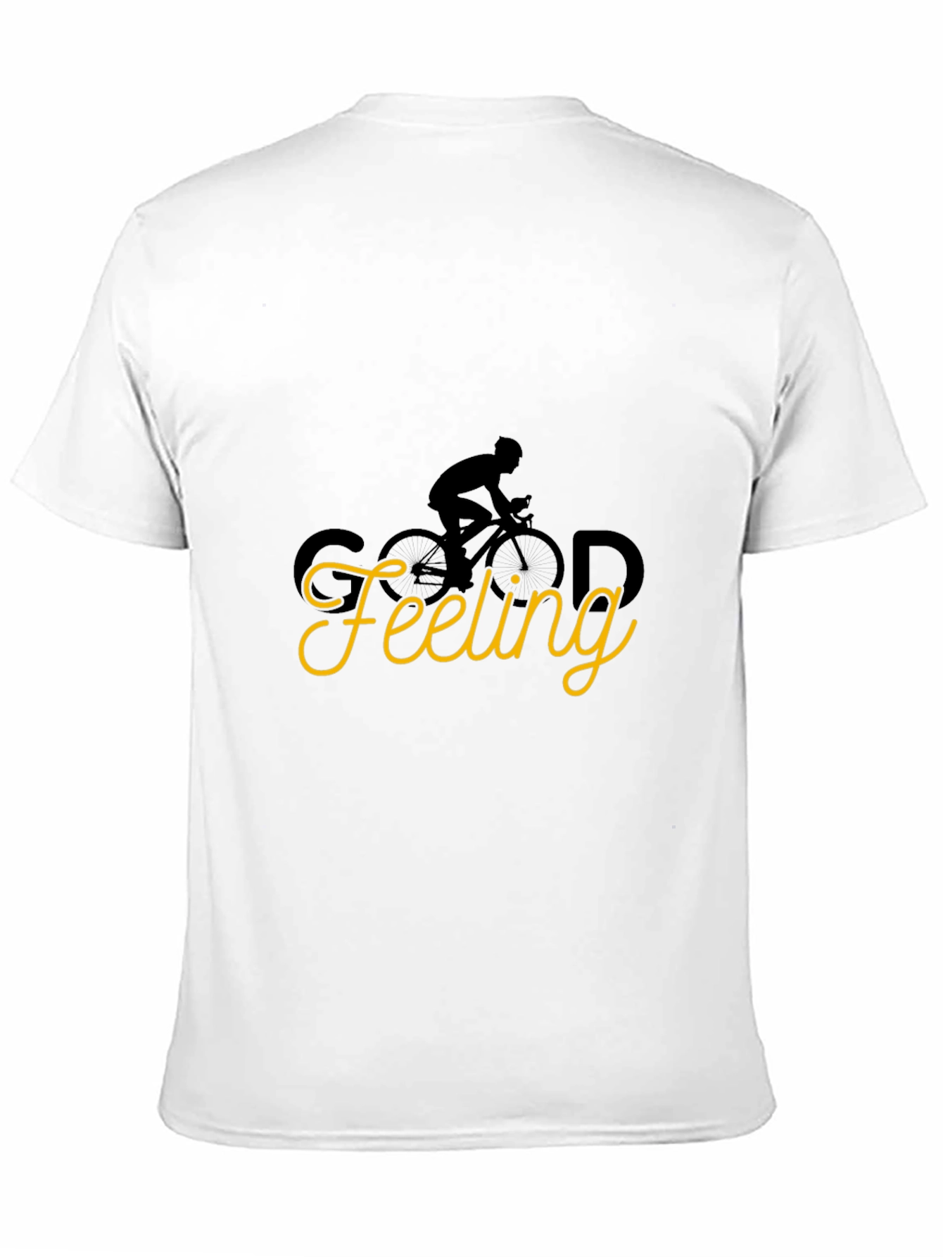 Black Good Feeling Cycling Graphic Tee - Black view 11