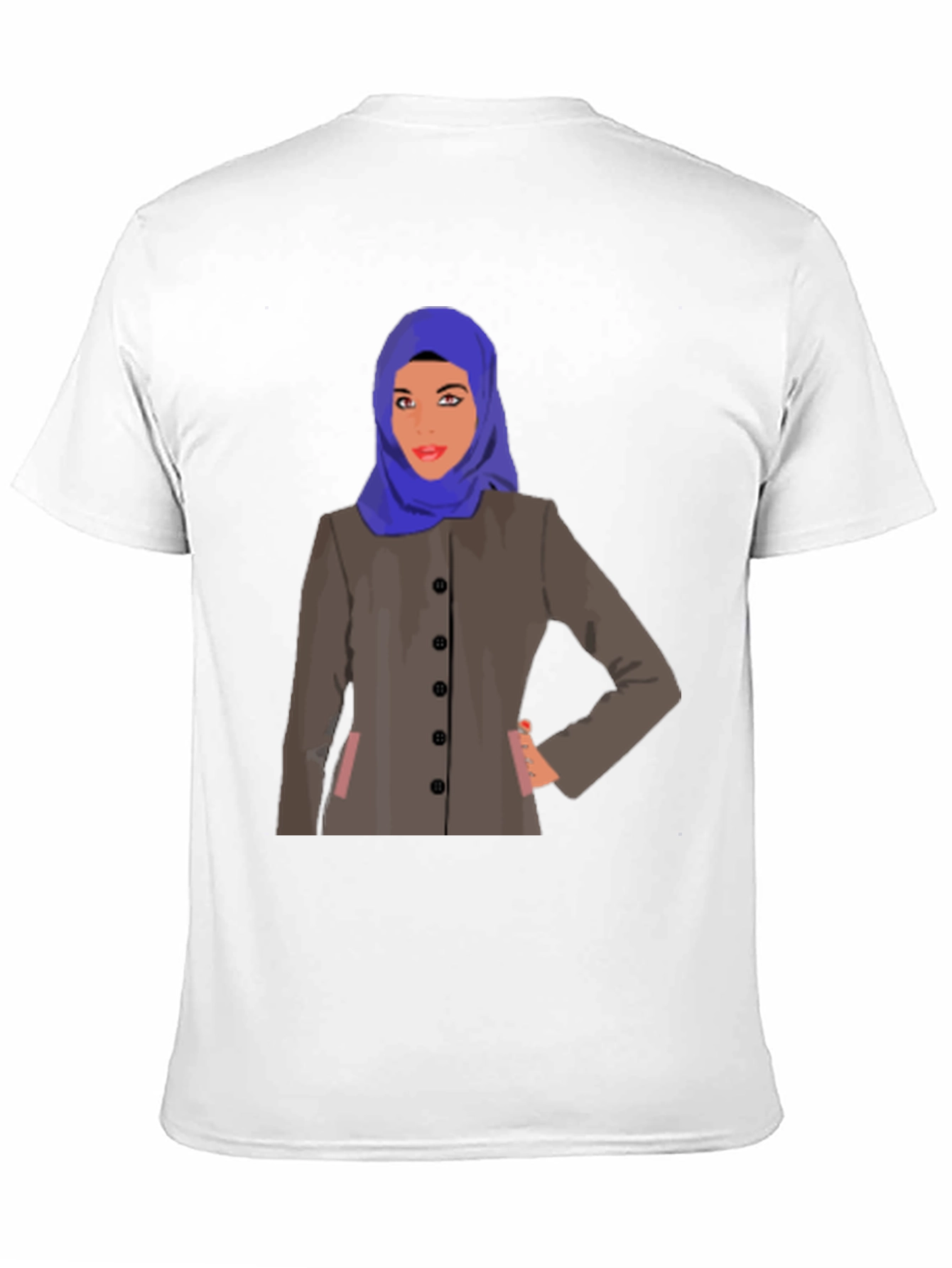 Black Hijab Woman Graphic T-Shirt - Stylish & Unique Design view 11