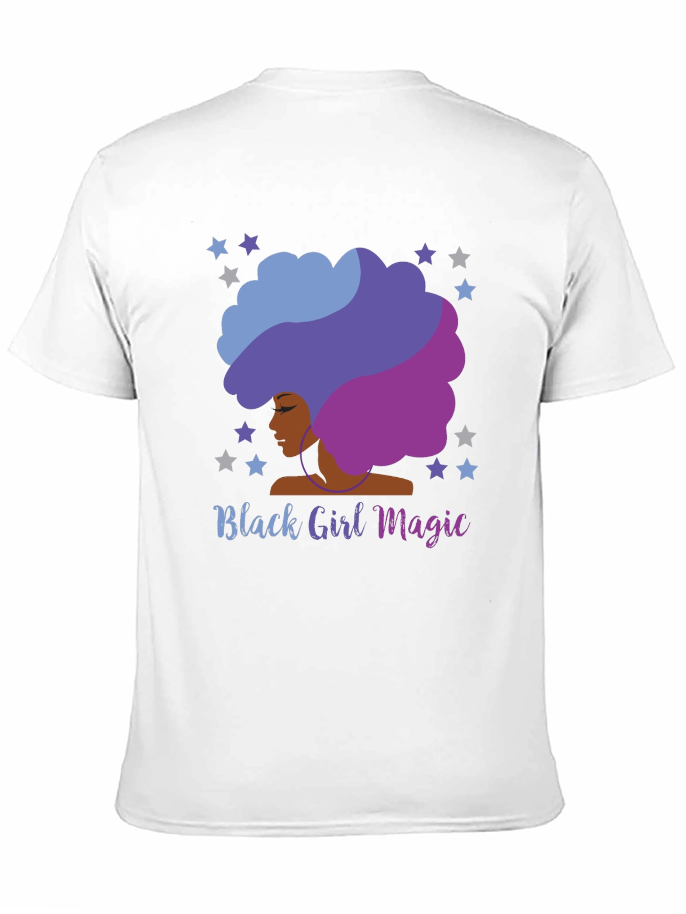 Black Black Girl Magic Afro T-Shirt view 11