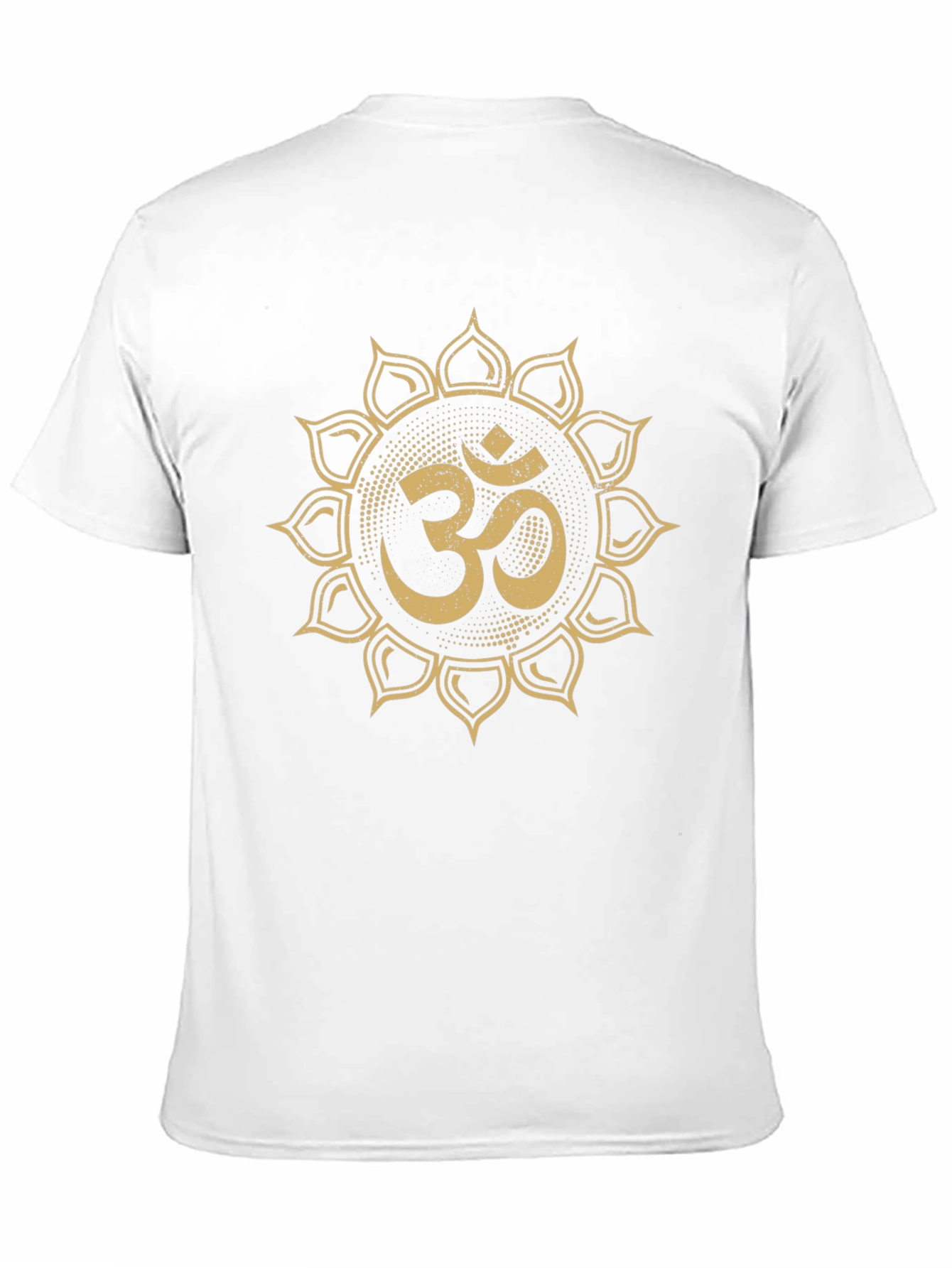 Black Om Symbol Mandala Graphic T-Shirt - Stylish Yoga Tee view 11