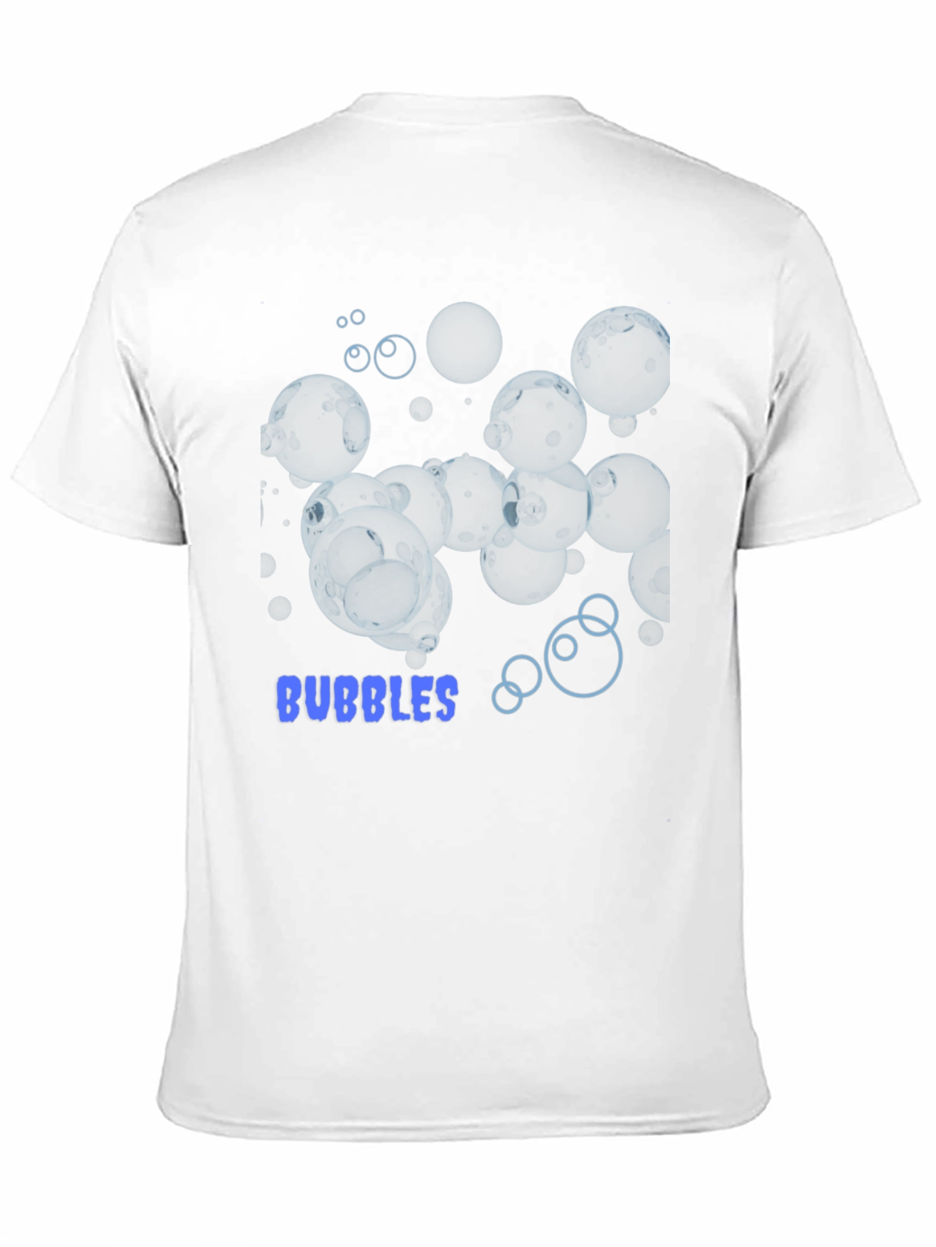 Black Bubbles Graphic Tee - Stylish Black Cotton T-Shirt view 11