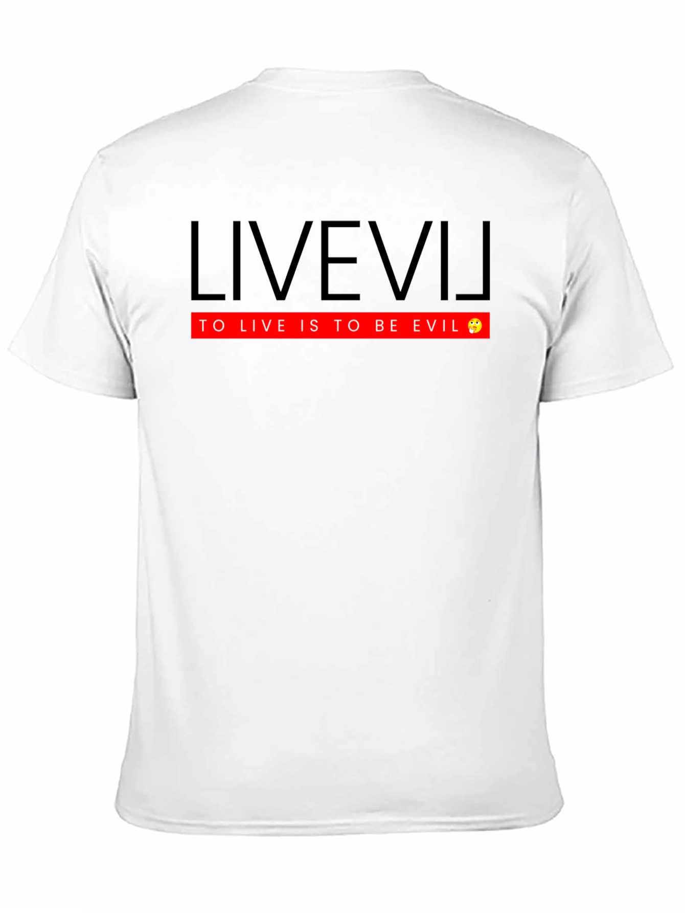 Black Live VU Evil Graphic Tee - Mens Black Cotton T-Shirt view 11
