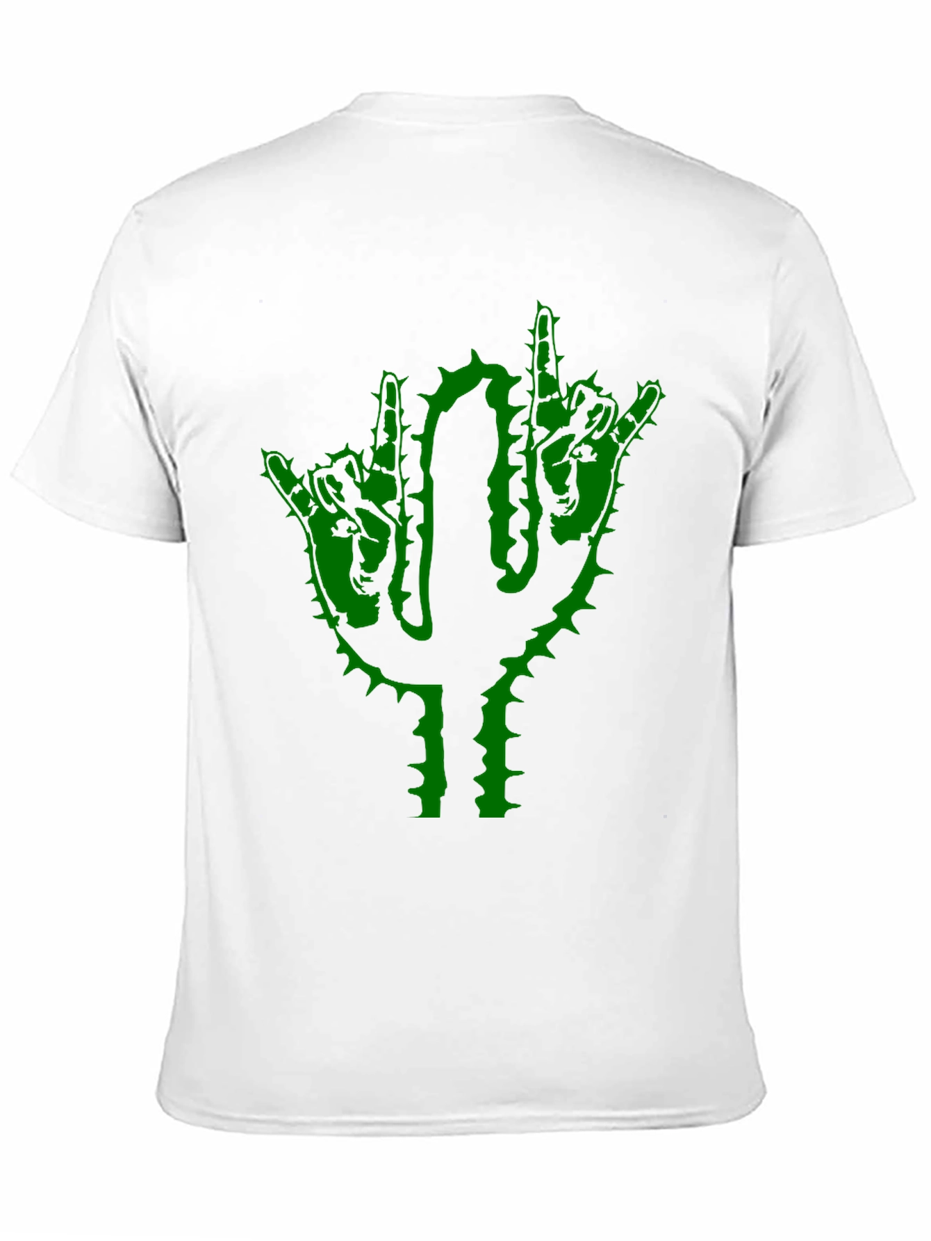 Black Cactus Rock On Graphic T-Shirt view 11