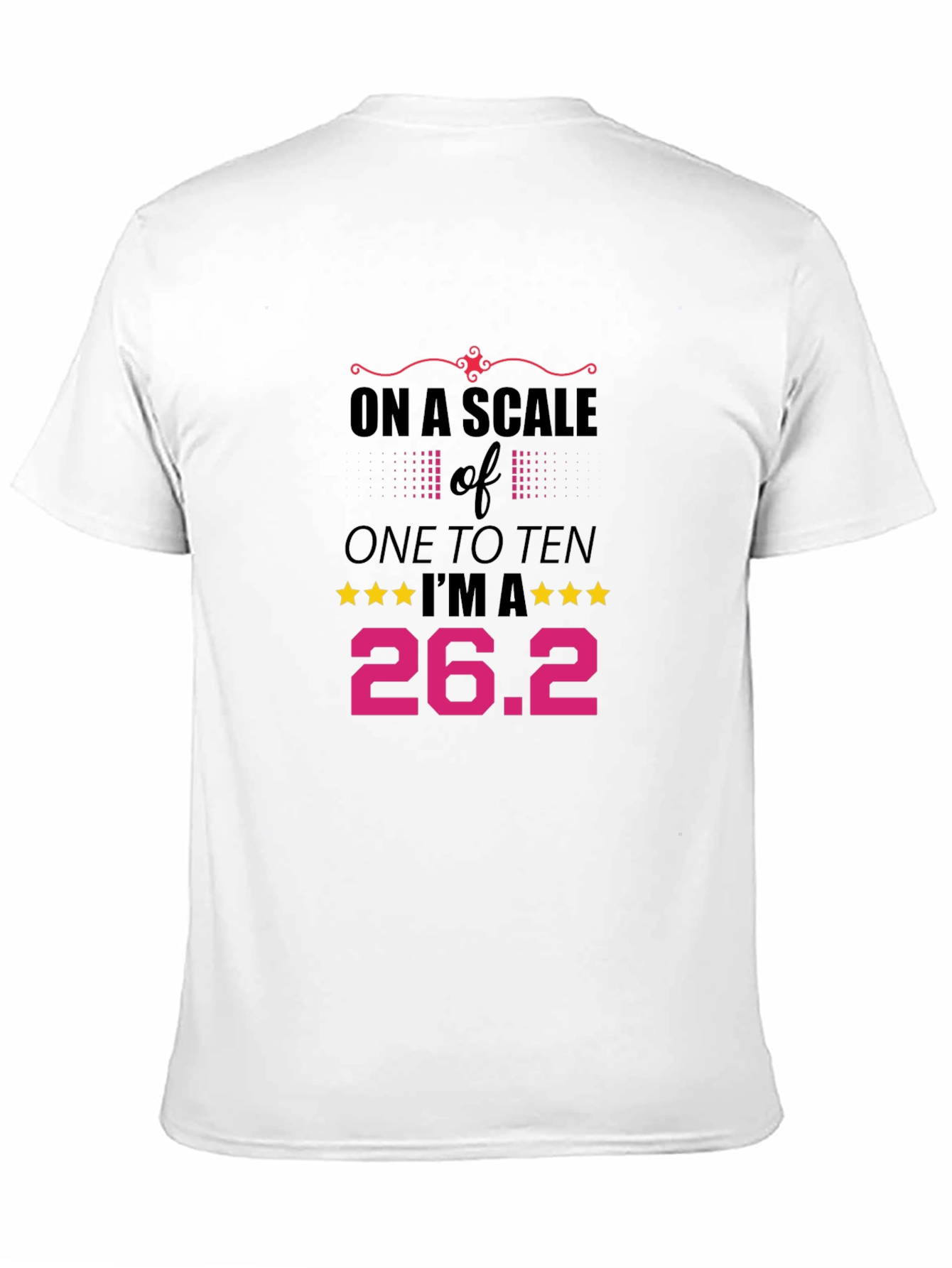 Black 26.2 Marathon Runner T-Shirt - On a Scale of One to Ten view 11
